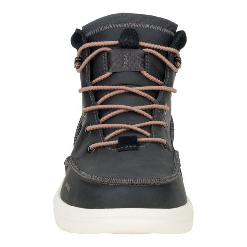 HEYDUDE shoes Bradley Nubuck Boot - Black Oyster - view 4