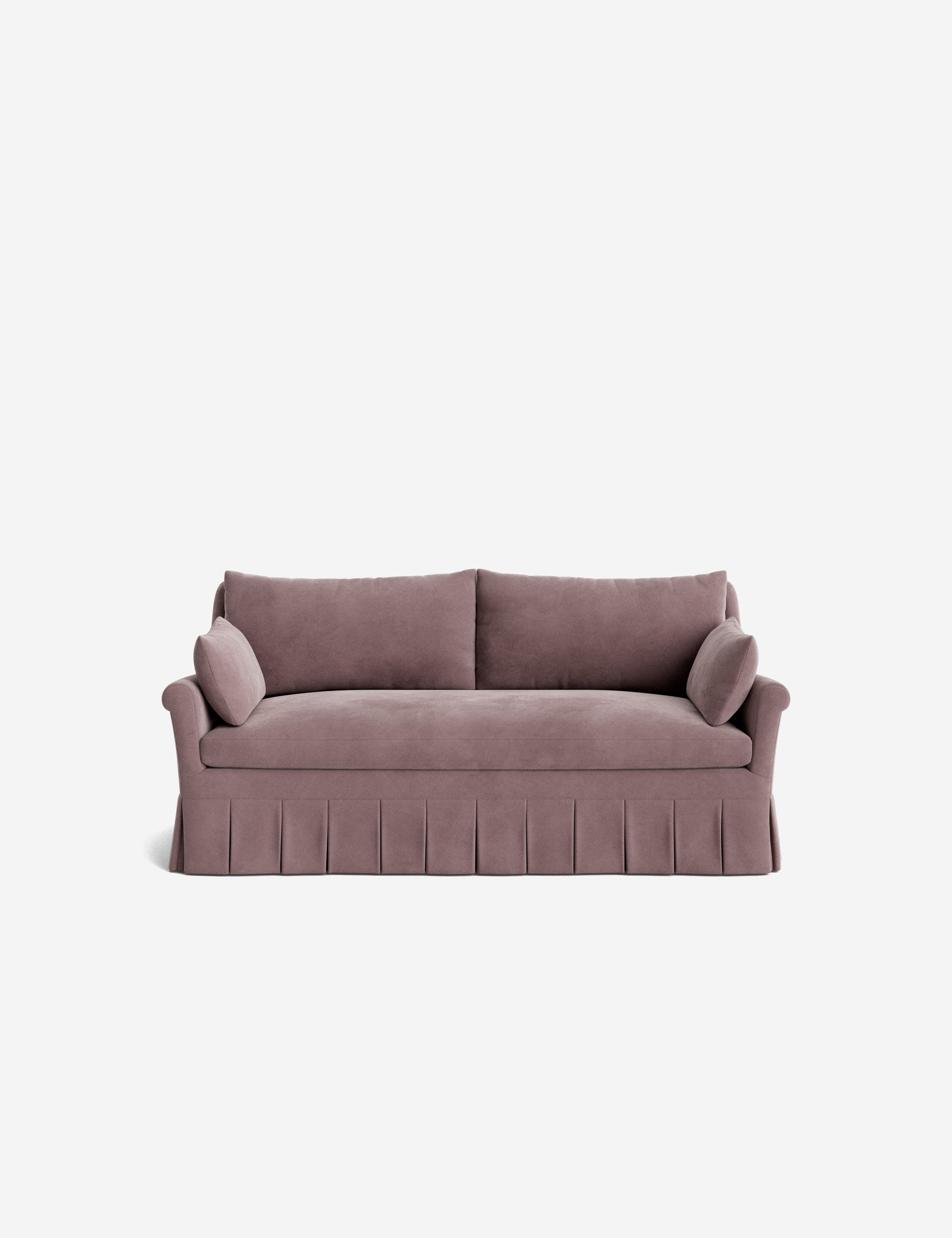 Lulu and Georgia Portola Rolled Arm Pleated Sofa - view 52