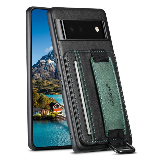 Million Cases Pixel 8 Series Elegance Urban Retro Card Holder Case