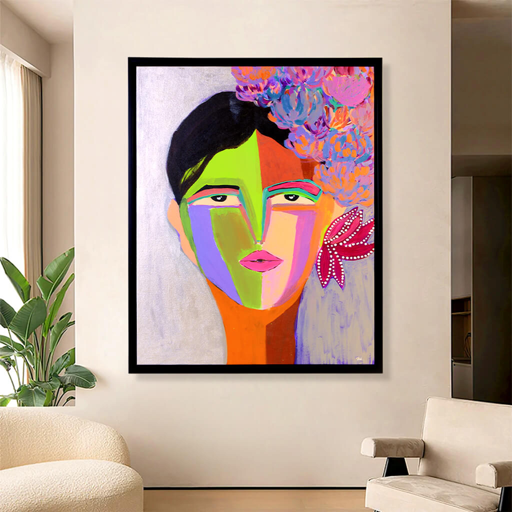 Ash Designs Serenity In Bloom Handmade Large Portrait