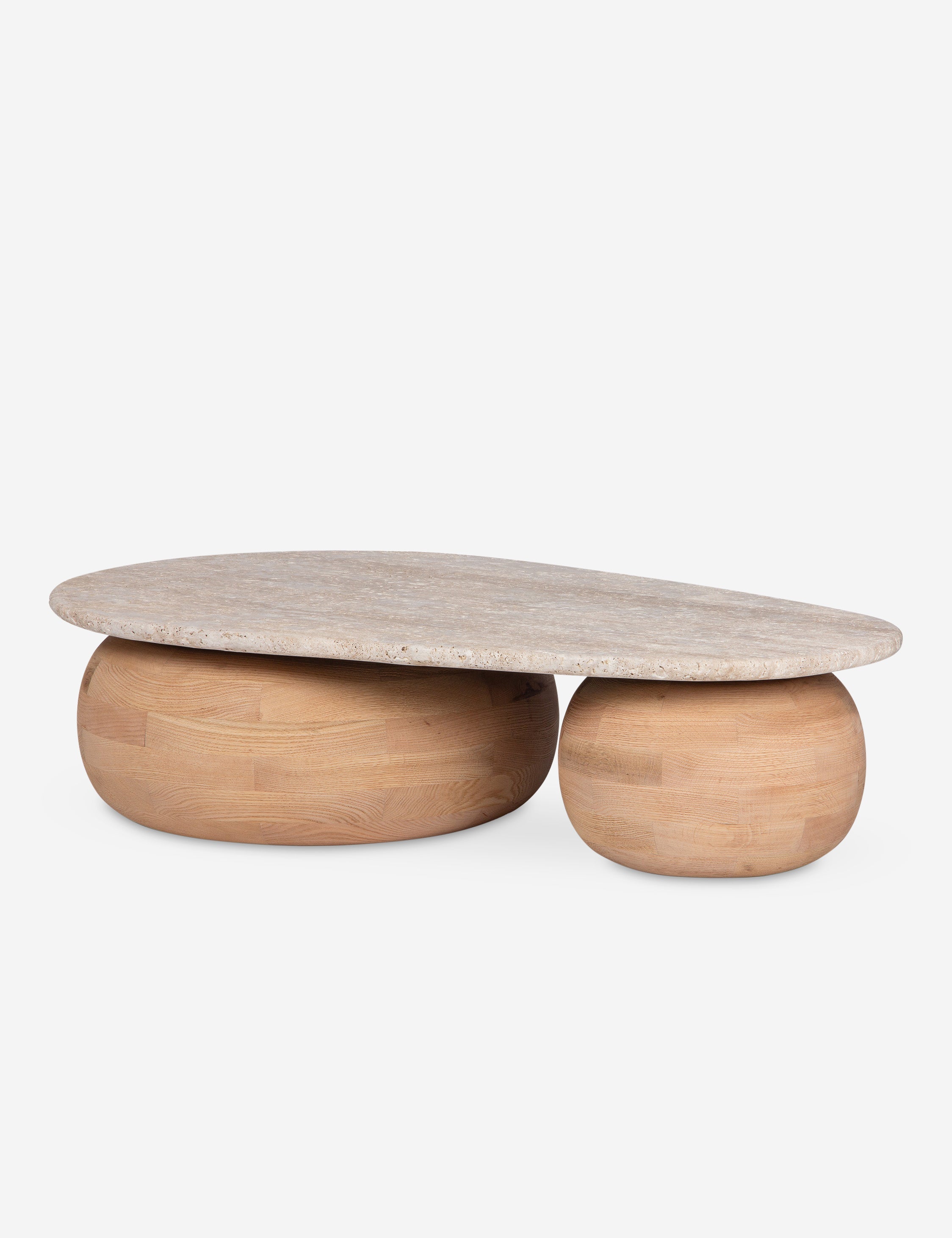 Lulu and Georgia Clo Coffee Table – Natural and Travertine - view 2