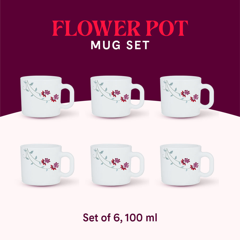 My Borosil Larah by Borosil Flower Pot Mug Set - view 11