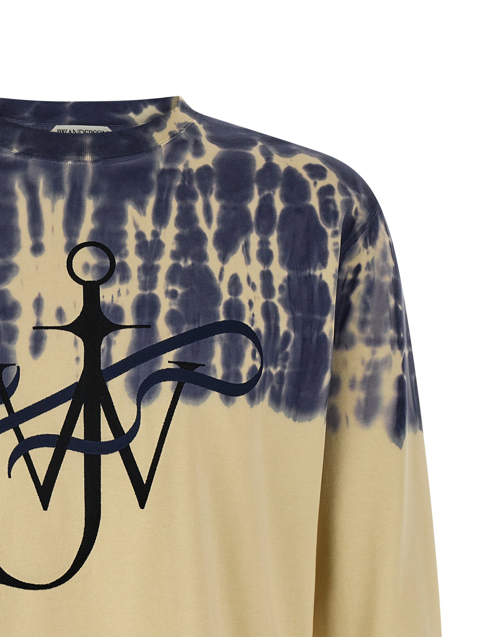 J.w.anderson Ribbon Anchor Tie-dye T-shirt – 100% cotton - view 3