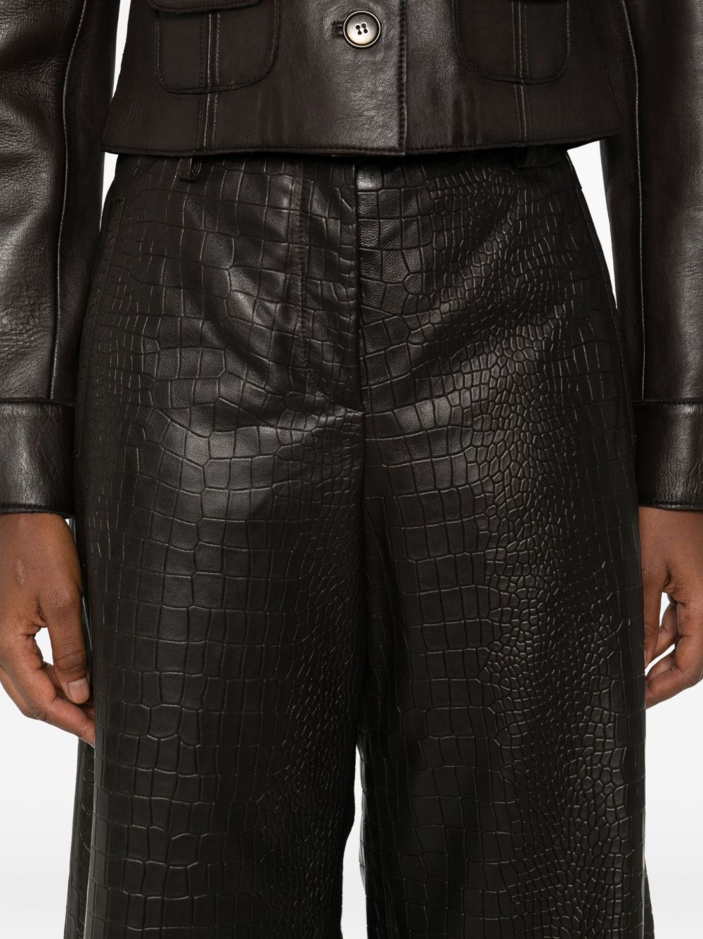 Enes Leather trousers - view 2