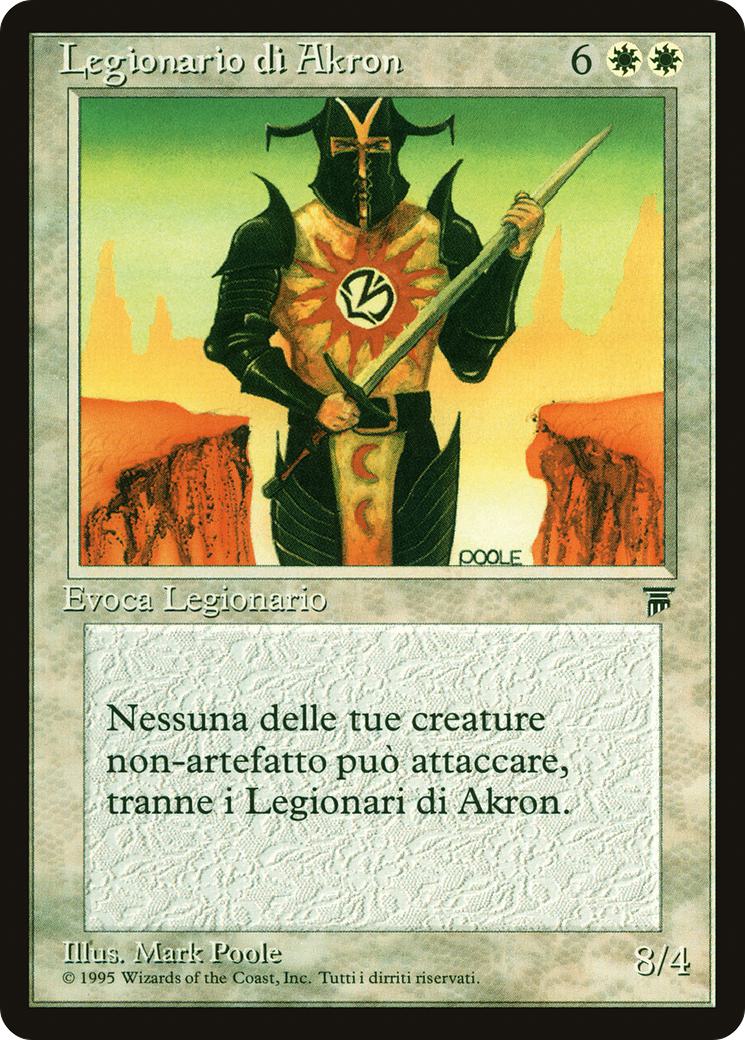 Italian 1 legends – Magic Akron Legionnaire - Italian [1] [Legends: Italian] [Non-Foil]
