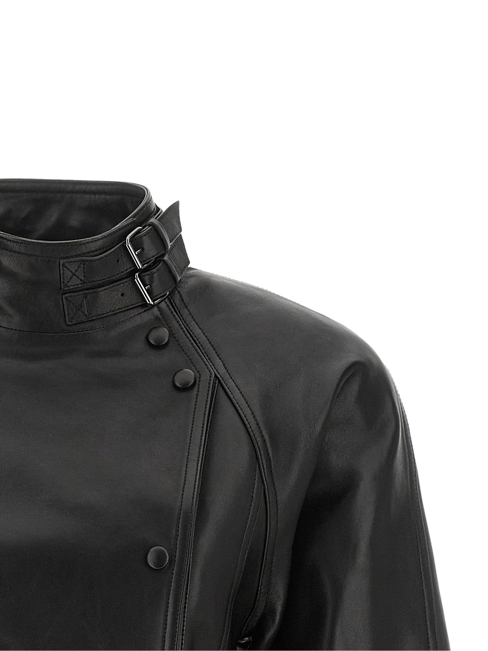 Balmain Iconica Leather Jacket - view 3