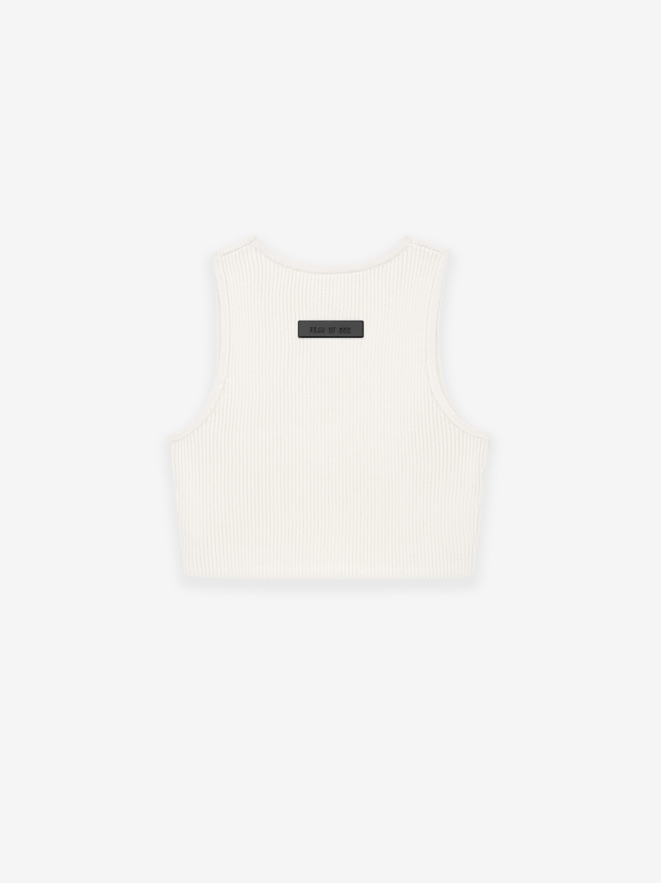 ESSENTIALS Womens Sport Tank – Cloud Dancer - view 2