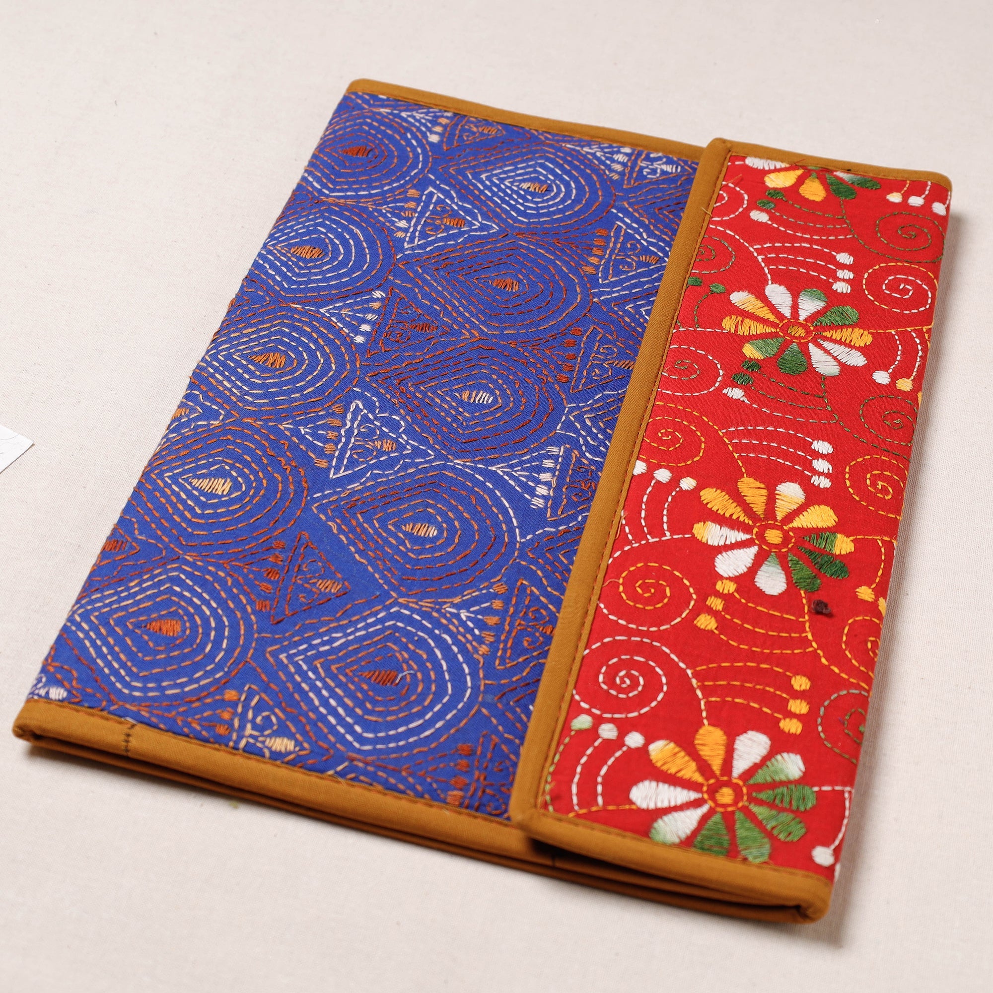 ASALKAAR Bengal Kantha Work Handcrafted File Folder - view 2