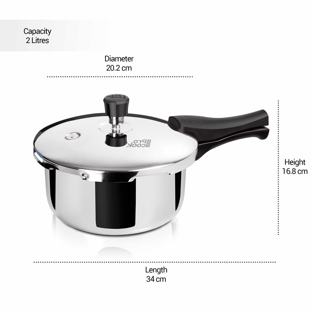Stainless Steel Pressure Cooker Outer Lid (Milton Procook) - view 10