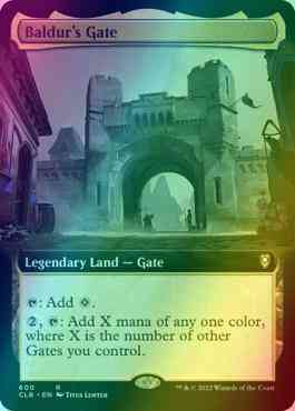 Gate 600 extended – Magic Baldur's Gate [600] [Extended Art] [Commander Legends: Battle for Baldur's Gate] [Foil]