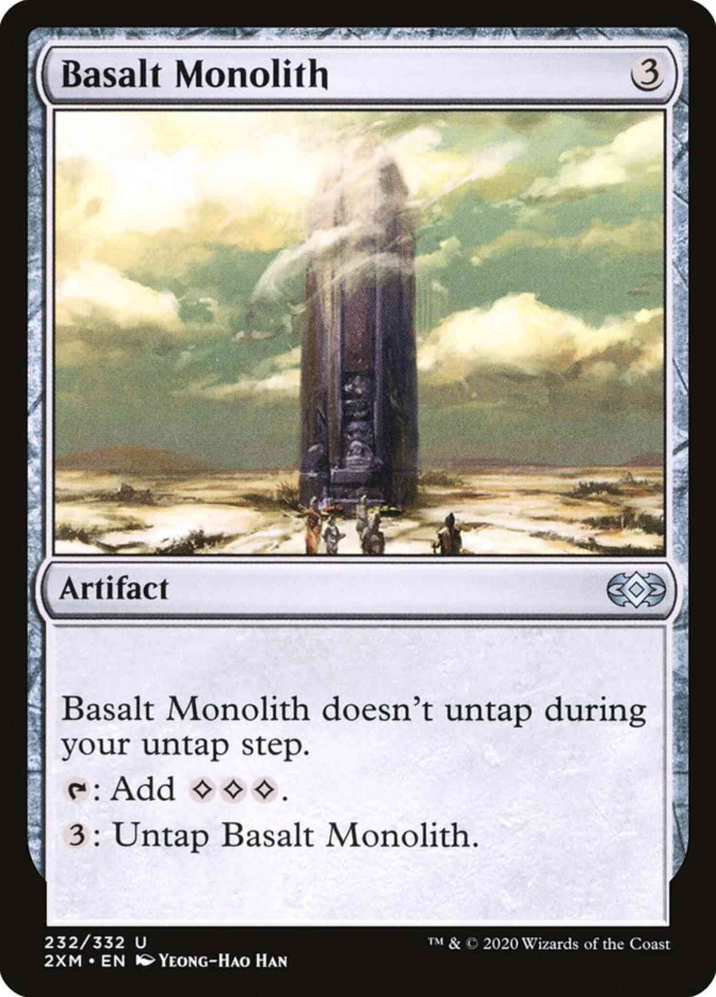 Basalt monolith 232 – Magic Basalt Monolith [232] [Double Masters] [Non-Foil]