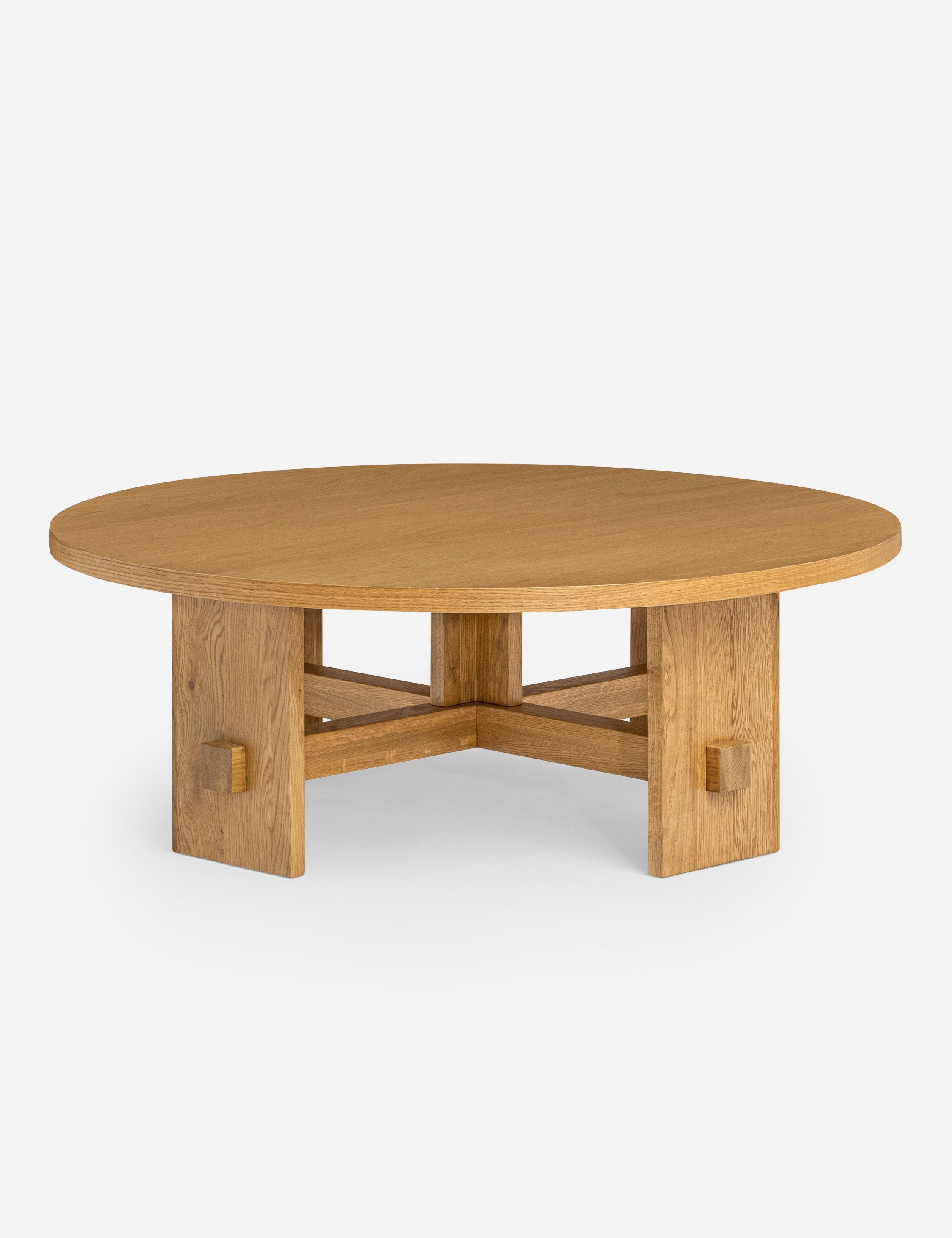 Lulu and Georgia Campos Round Coffee Table – Natural - view 2