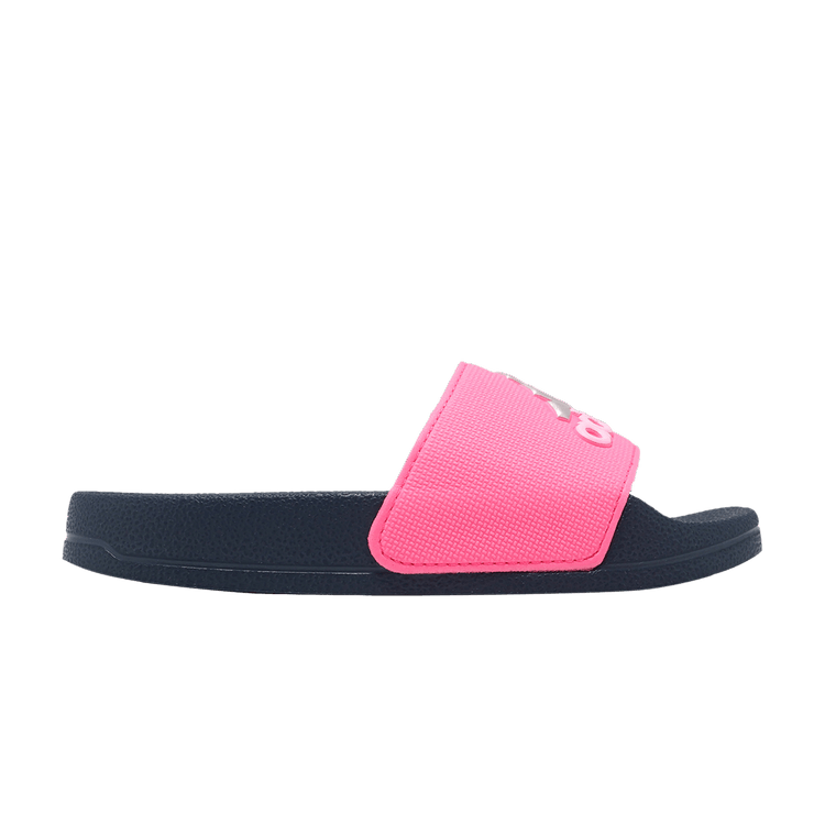 Yeezy adidas Adilette Shower Slides Lucid Pink Silver Metallic Preloved Ink (GS)