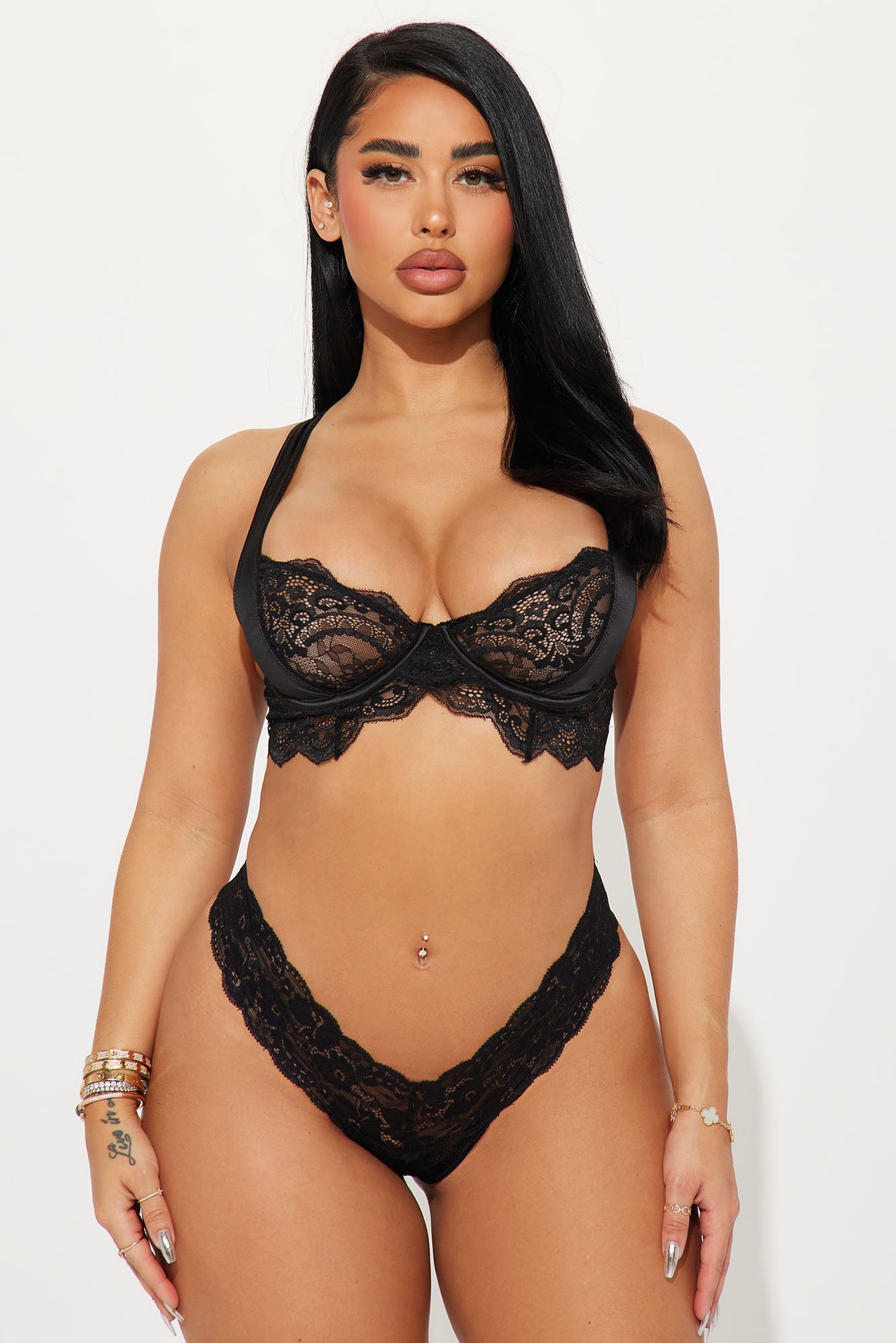 BlackTree Lace Thong Panty