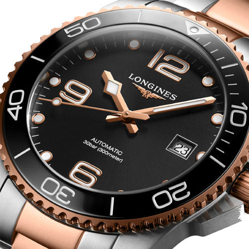 Longines Hydroconquest Sunray Black Dial Men 41mm - view 3