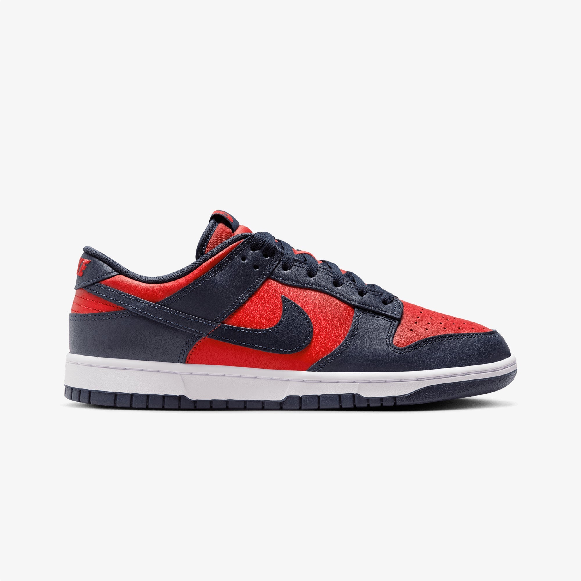 Nike | Dunk Low Retro { University Red/obsidian-white