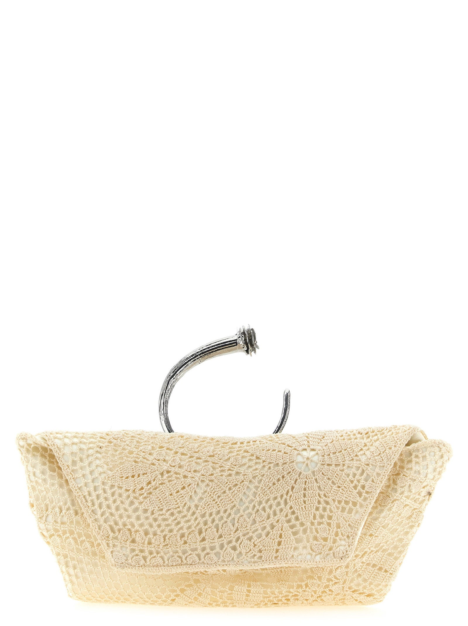 Magda Butrym Crochet Clutch – 50% silk, 50% cotton
