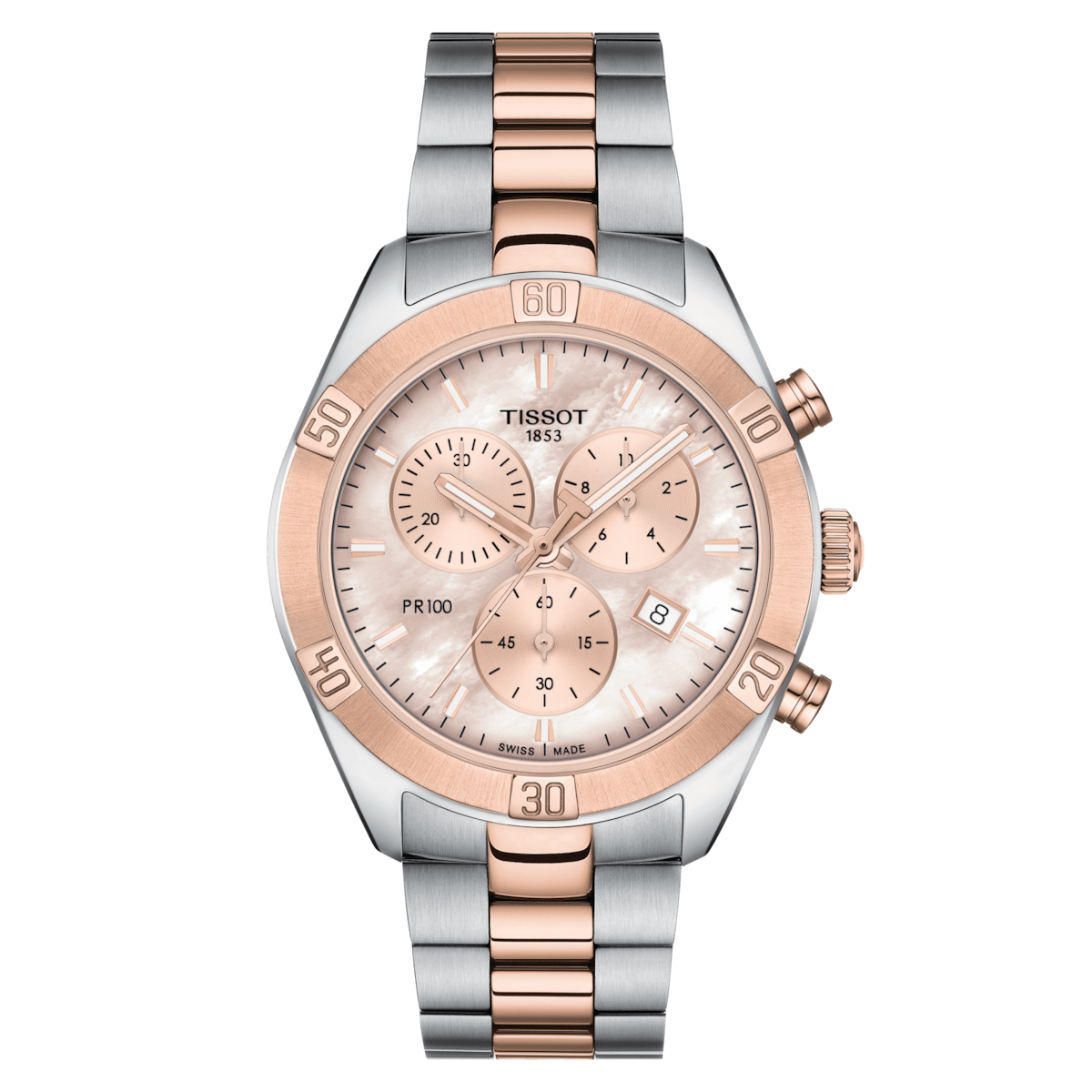 Tissot T-Classic White Mother-Of-Pearl Dial Women 38mm - view 2