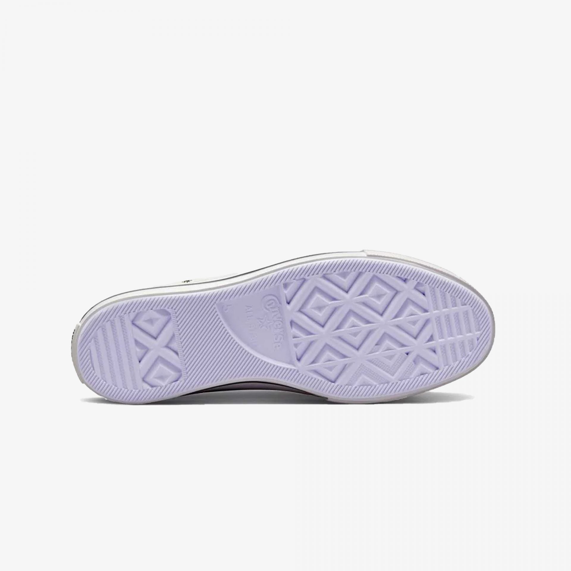 Converse | CHUCK TAYLOR ALL STAR LIFT PLATFORM EMBROIDERED STARS { EGRET/BLACK/MOONSTONE VIOLET - view 3