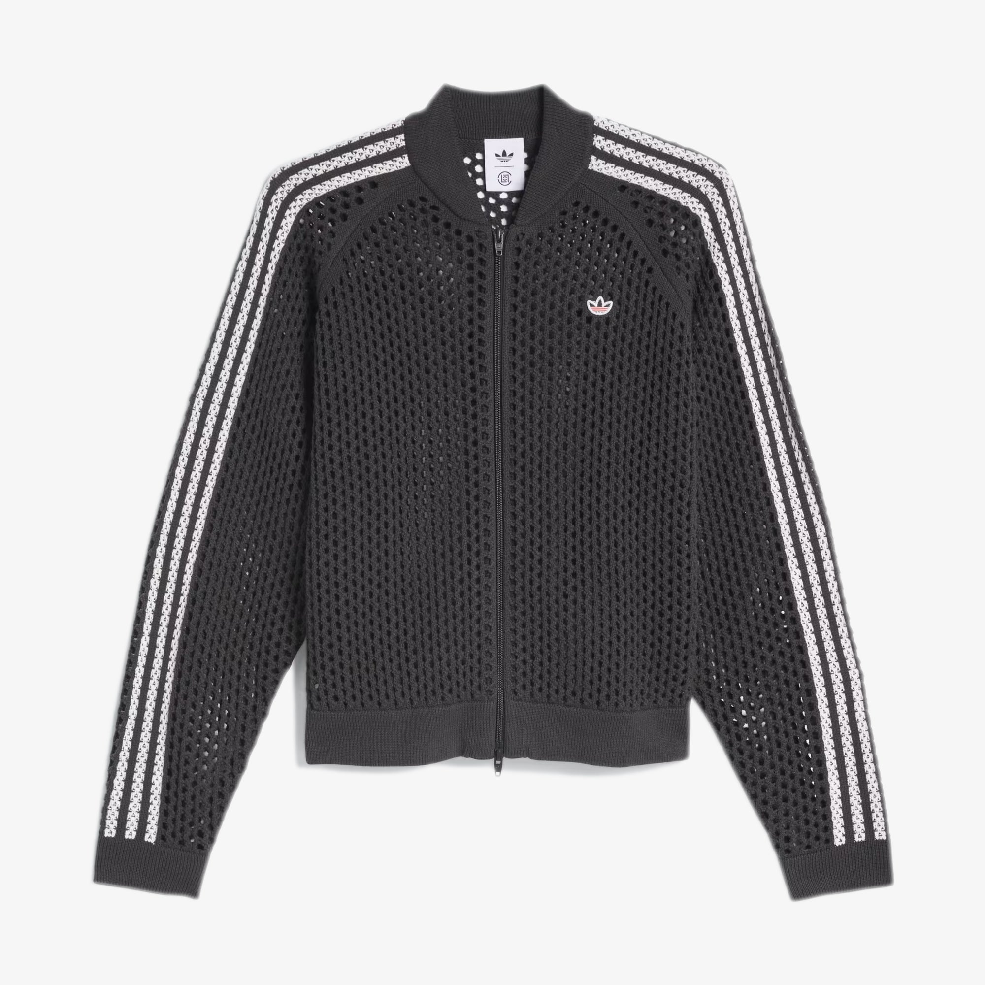 Adidas Originals | Clot Crochet Track Top By Edison Chen { Carbon