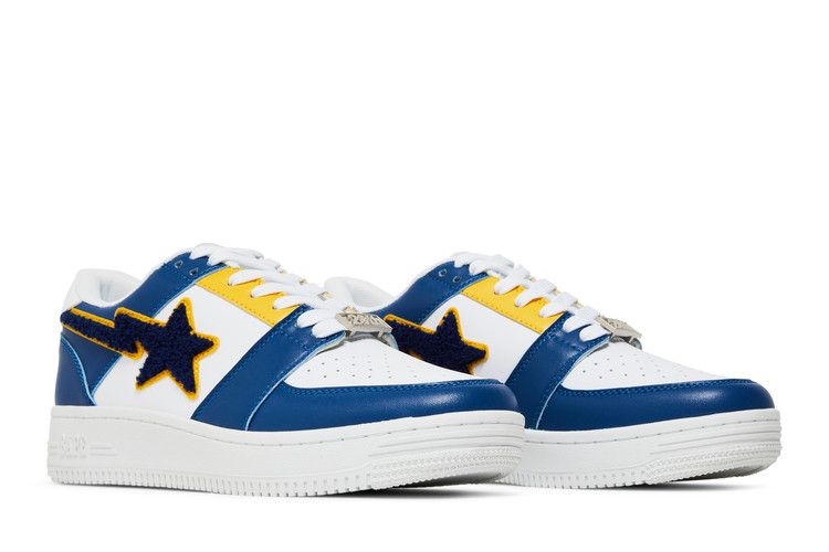 A Bathing Ape Bape Sta Low Patched Navy - view 8
