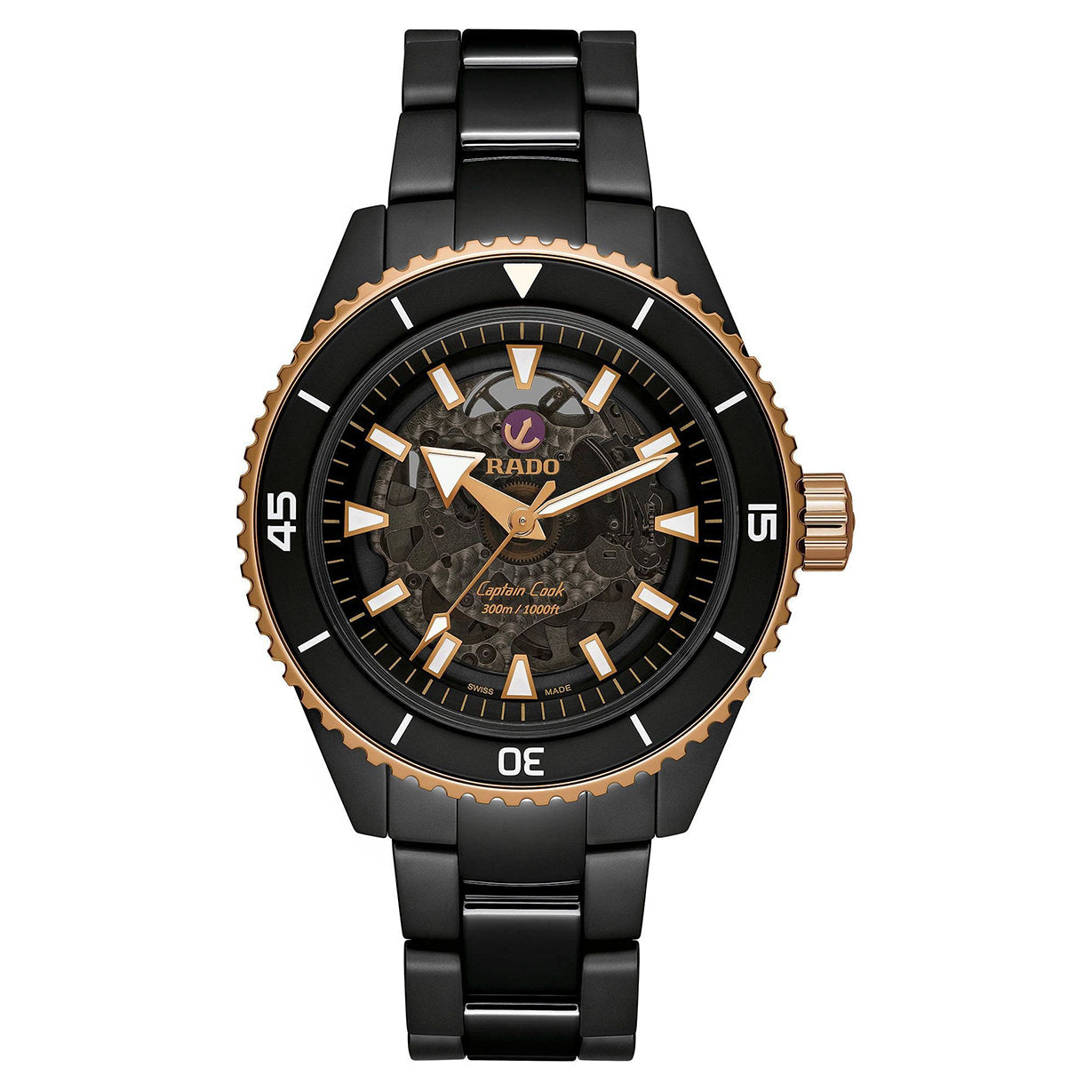 Rado Captain Cook Black Dial Men 43mm - view 4