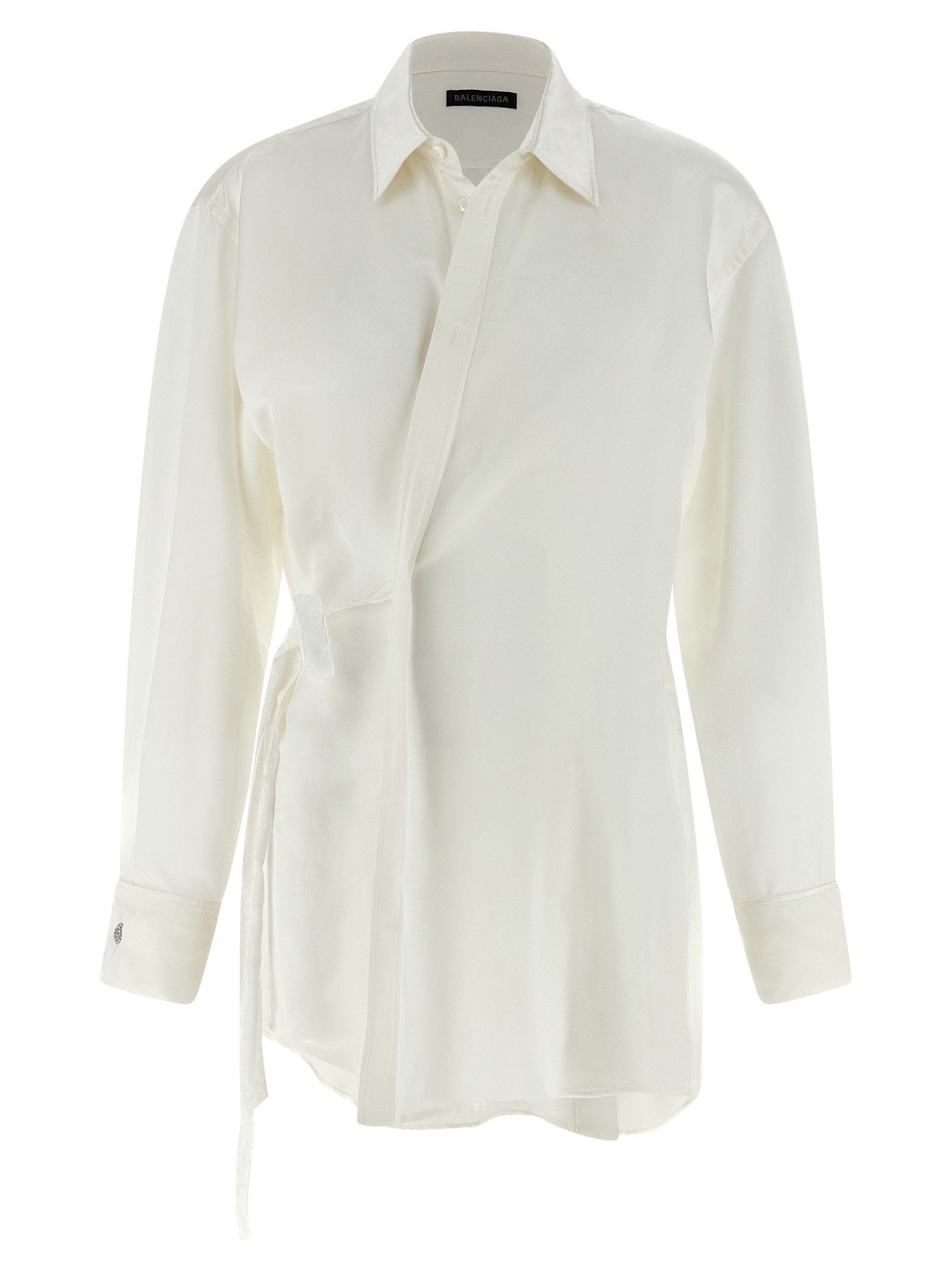 Balenciaga Wrap Shirt – 65% silk, 35% protein