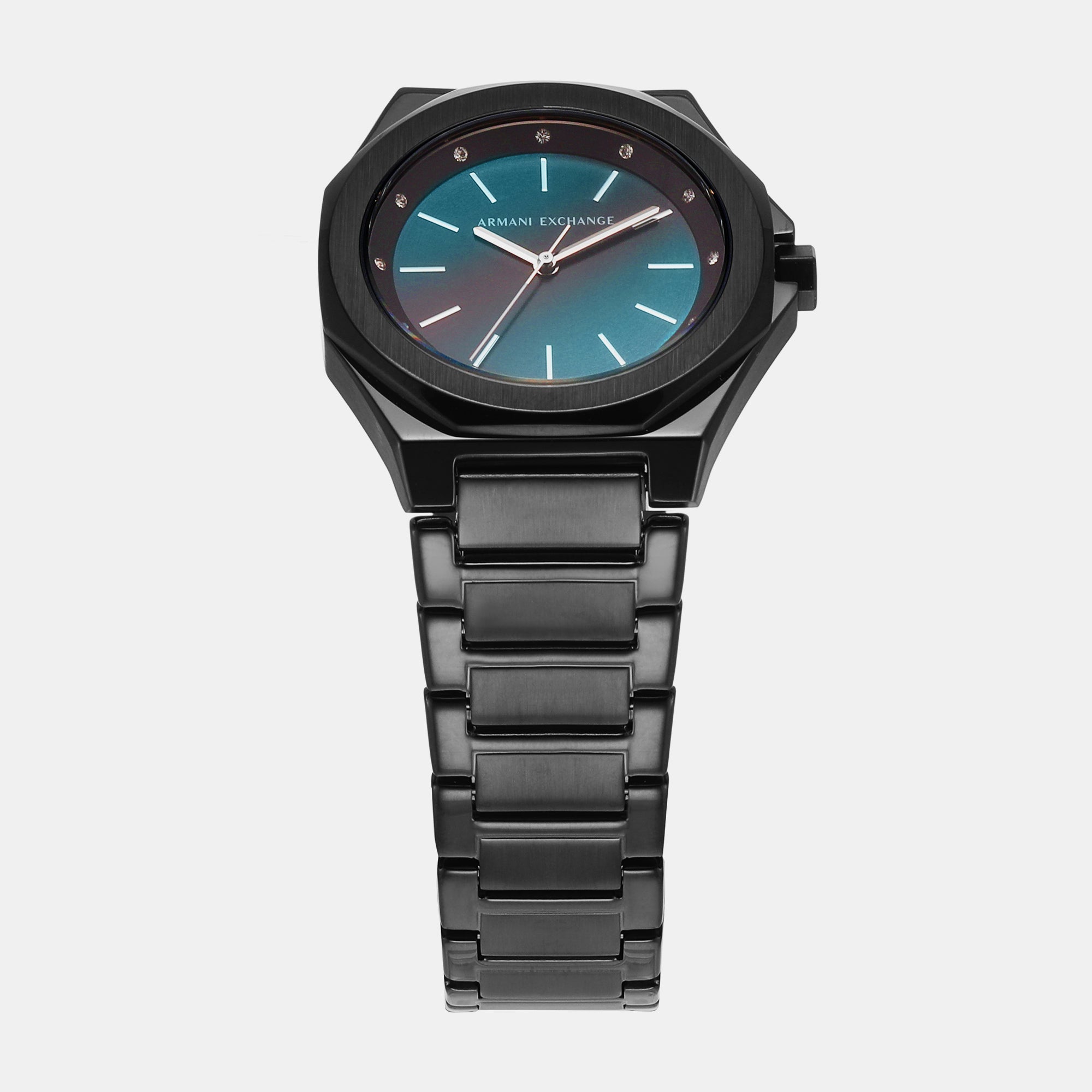 Armani Exchange Andrea Women Quartz Blue Dial Analog Stainless Steel Watch AX4609 - view 2