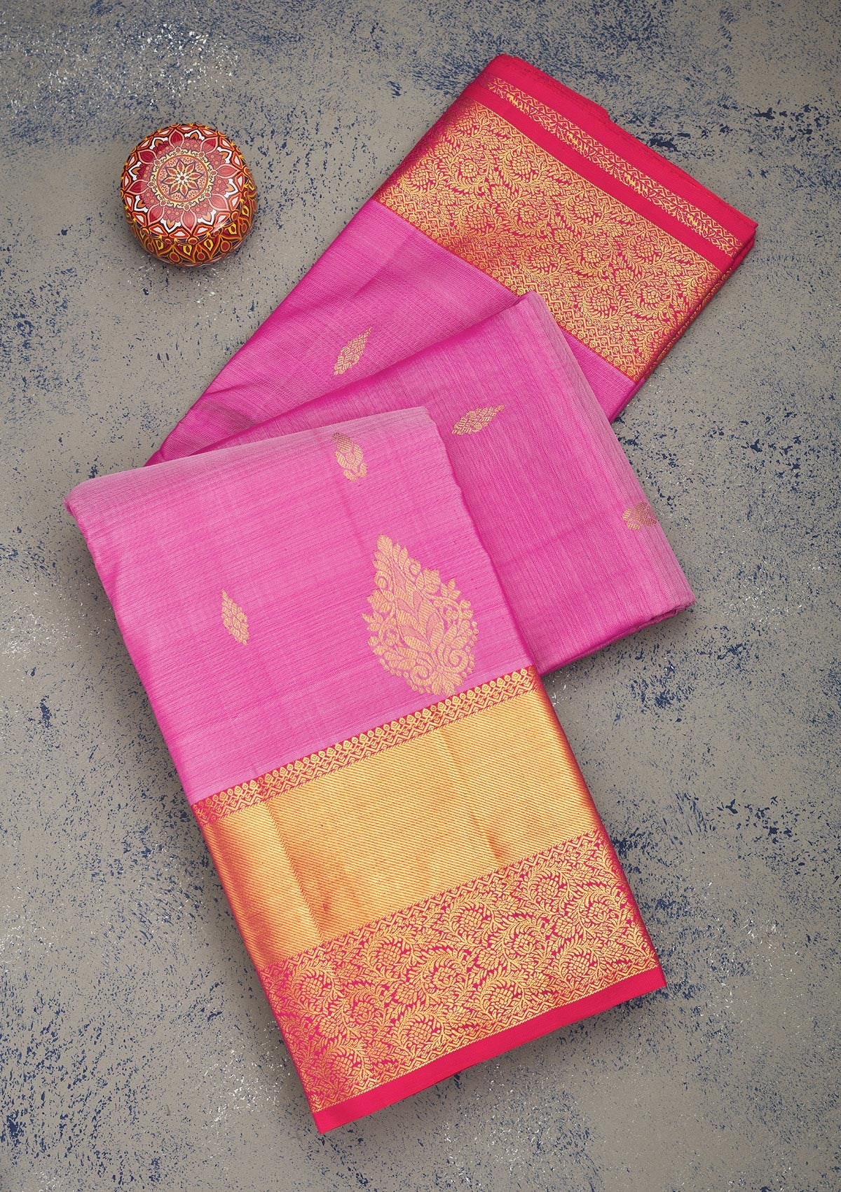 Koskii Lavender Zariwork Pure Silk Saree – Women's