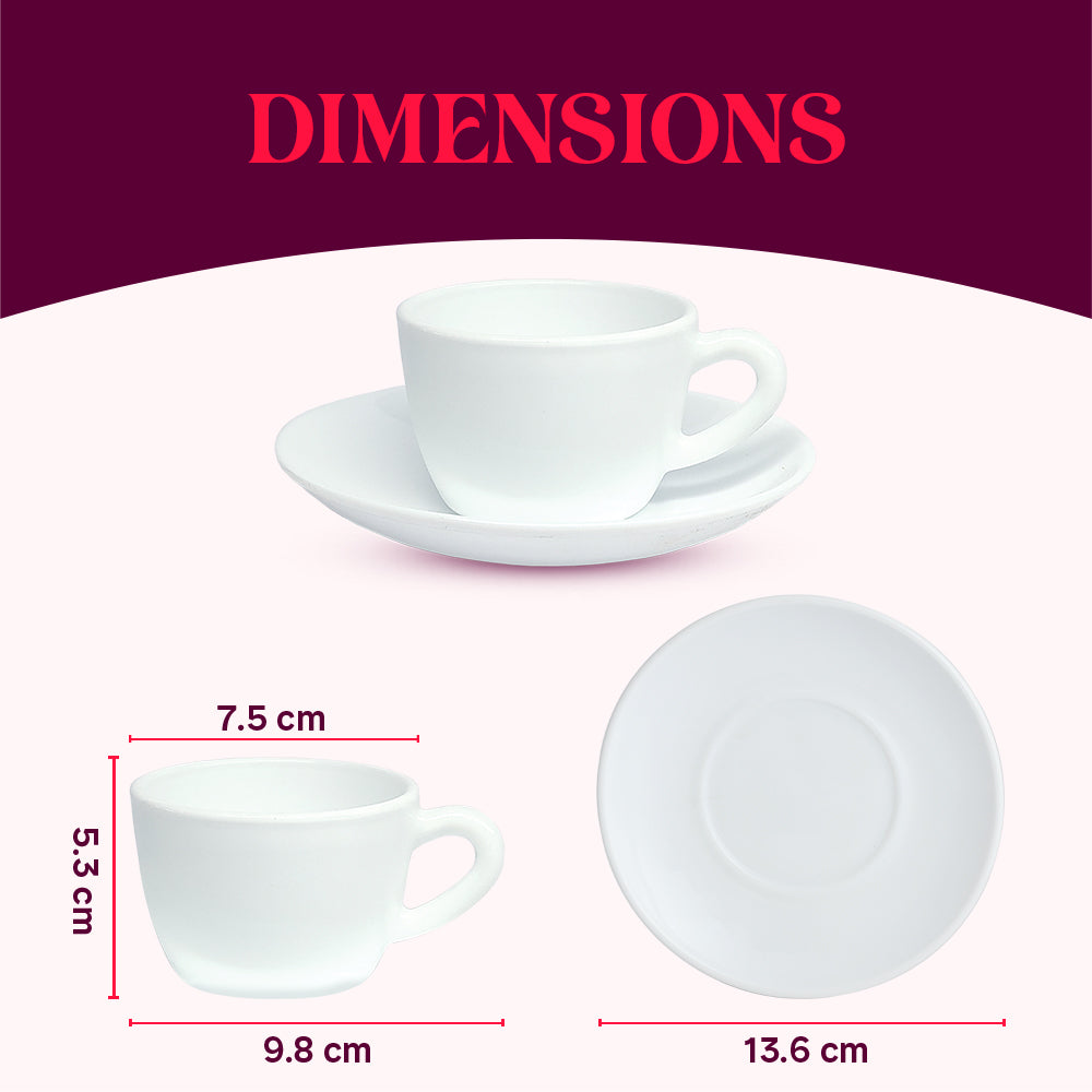 My Borosil Larah By Borosil Red Bud Cup n Saucer Set - view 3