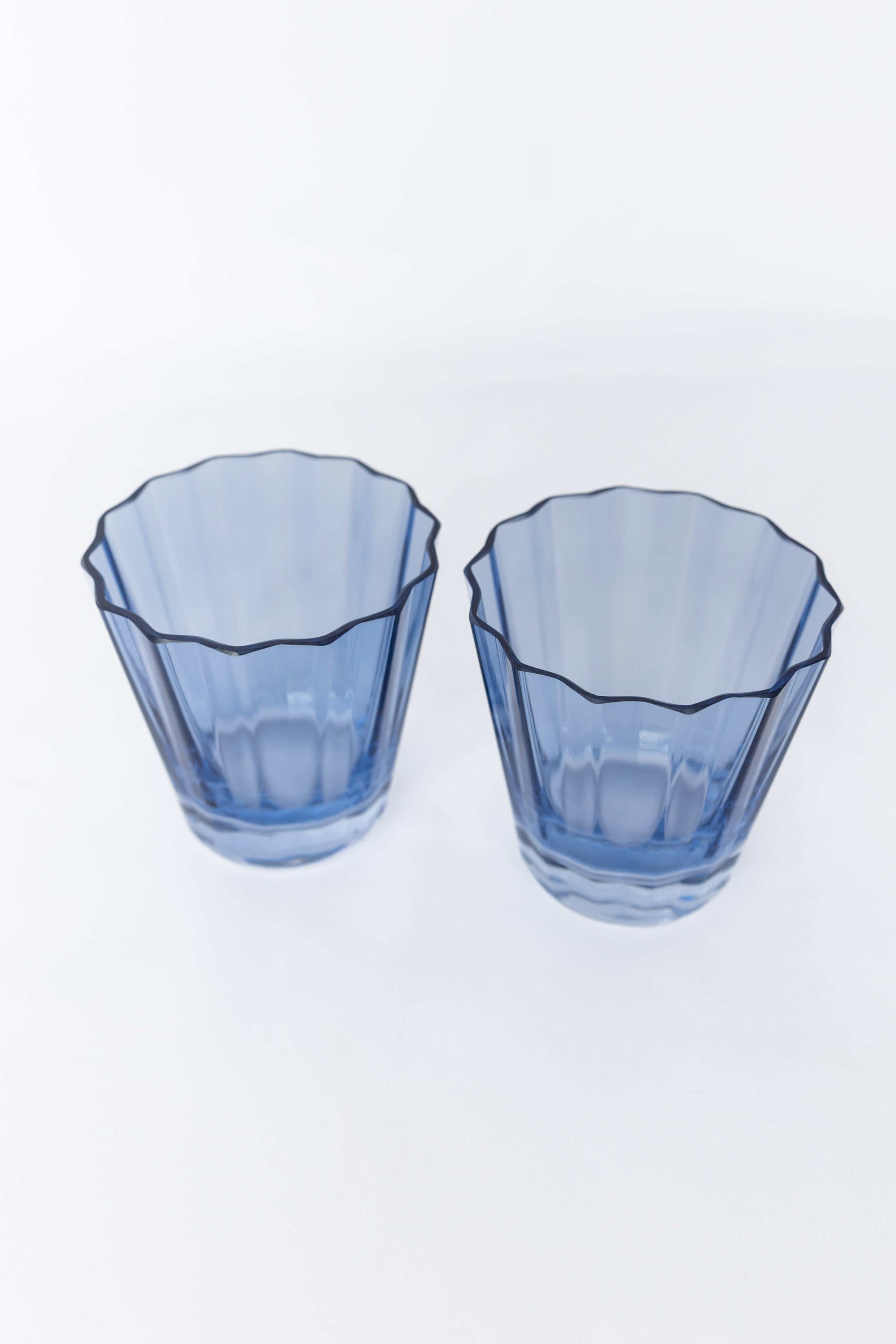 Estelle Colored Glass Estelle Colored Sunday Low Balls - Set of 2 {Cobalt Blue} - view 2