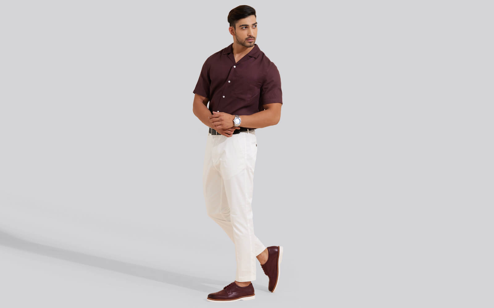 Neeman's Luxe Brogues : Burgundy - view 7