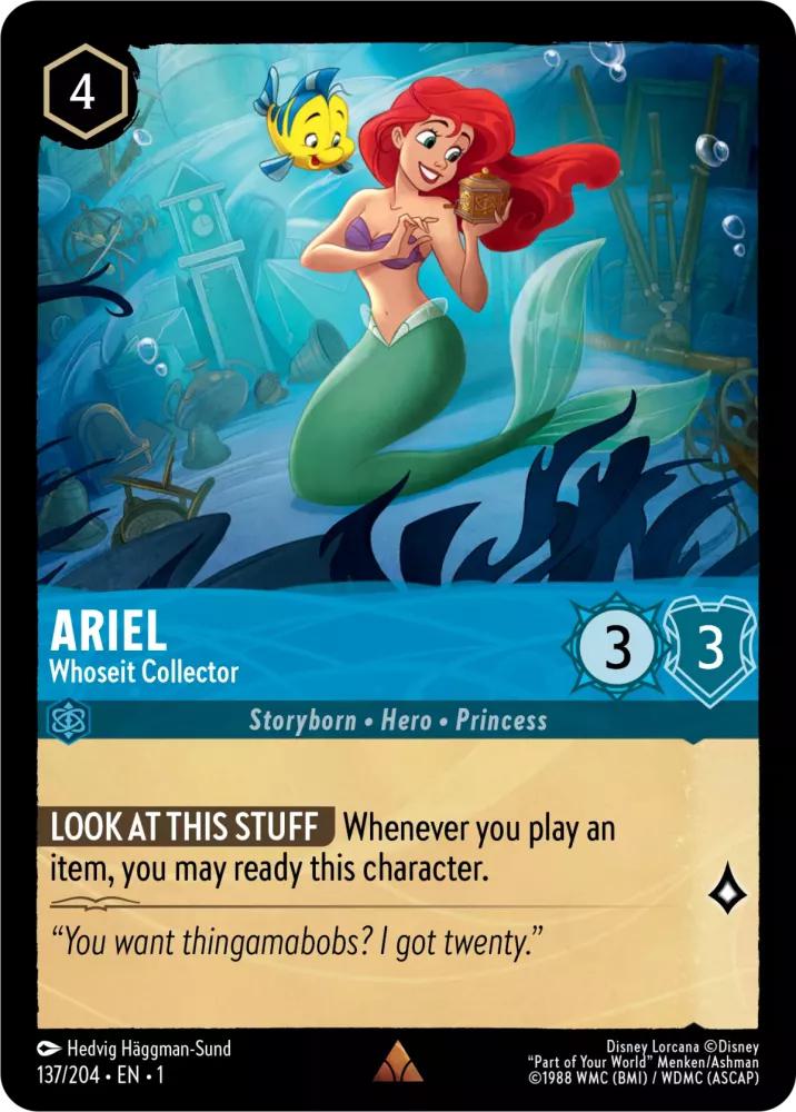 204 the first – Lorcana Ariel - Whoseit Collector - 137/204 [The First Chapter] [Non-Foil]