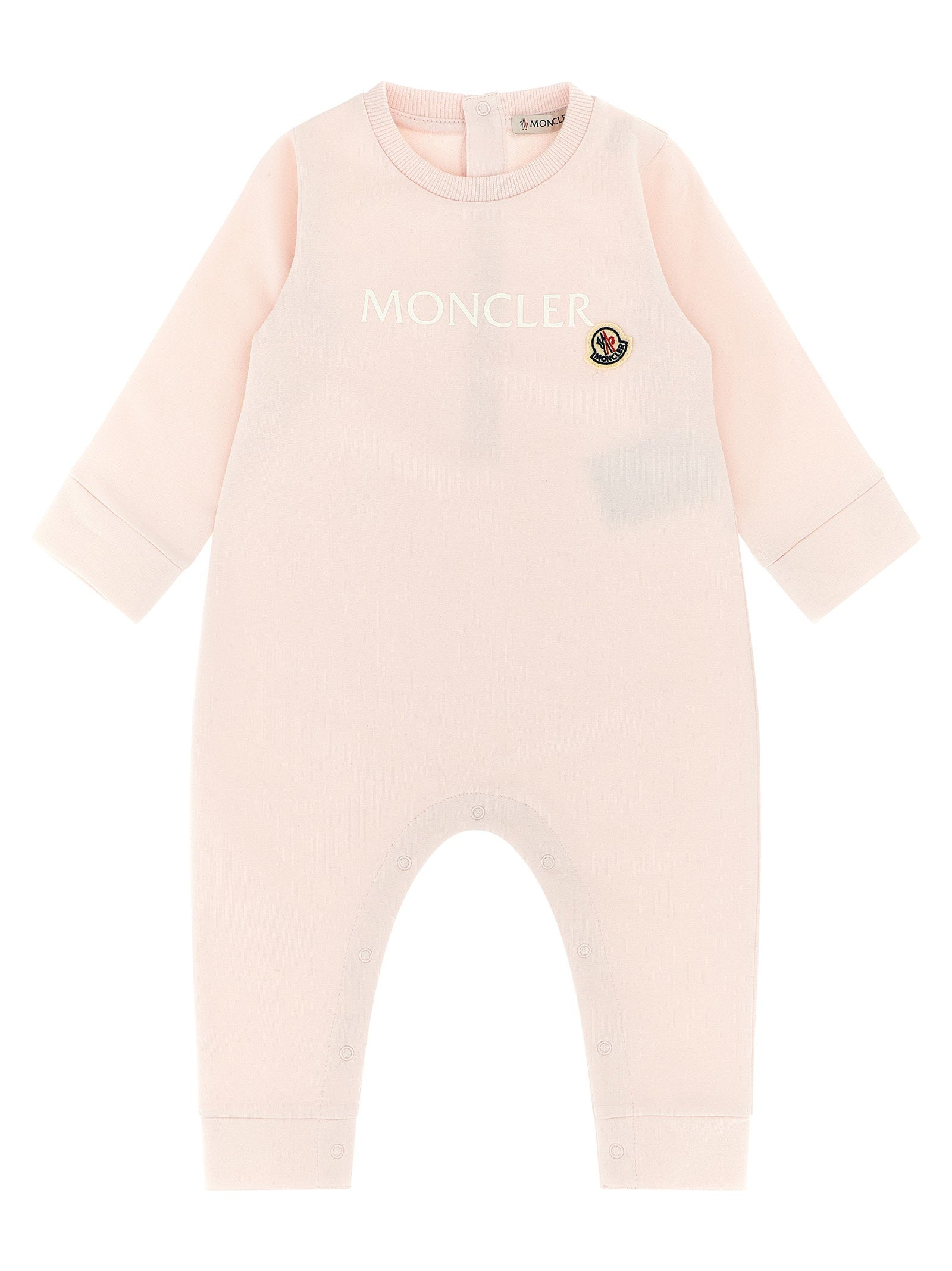 Moncler Enfant Logo Jumpsuit – 95% cotton, 5% elastane