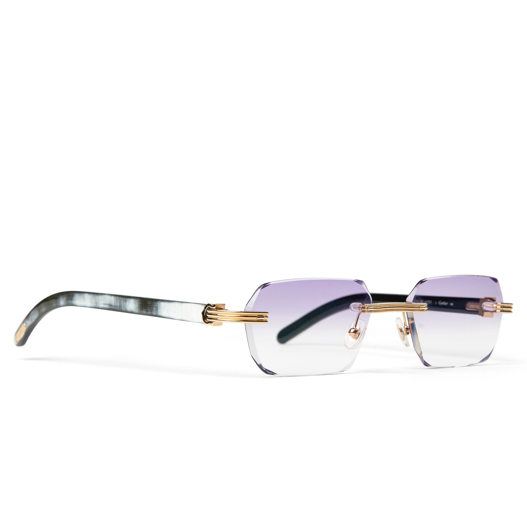 Cartier Eyewear Custom CT0286O-003 Premiere De Cartier Rimless Sunglasses - view 2
