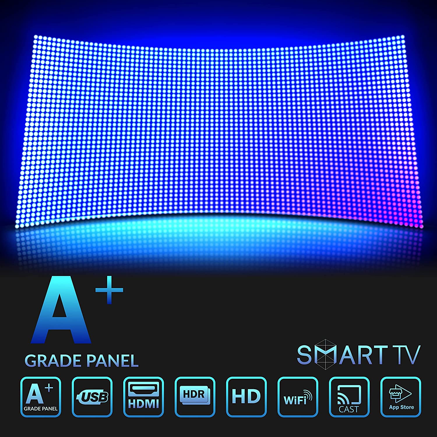 Candes 40 Inches Full HD Smart Android LED TV (Black) (2021 Model) - view 6
