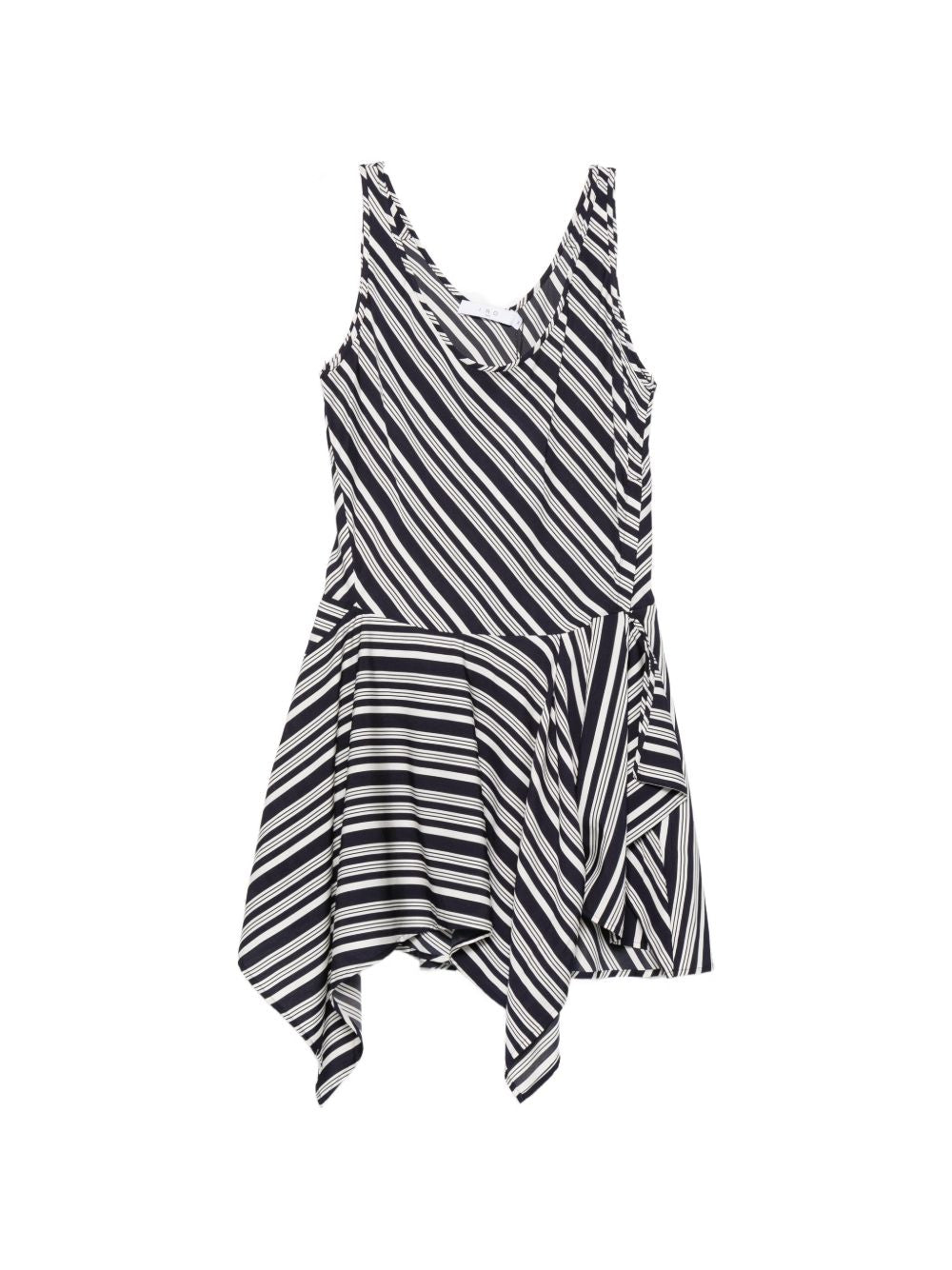 Iro Unya asymmetric dress – Viscose 88%, Nylon 12%