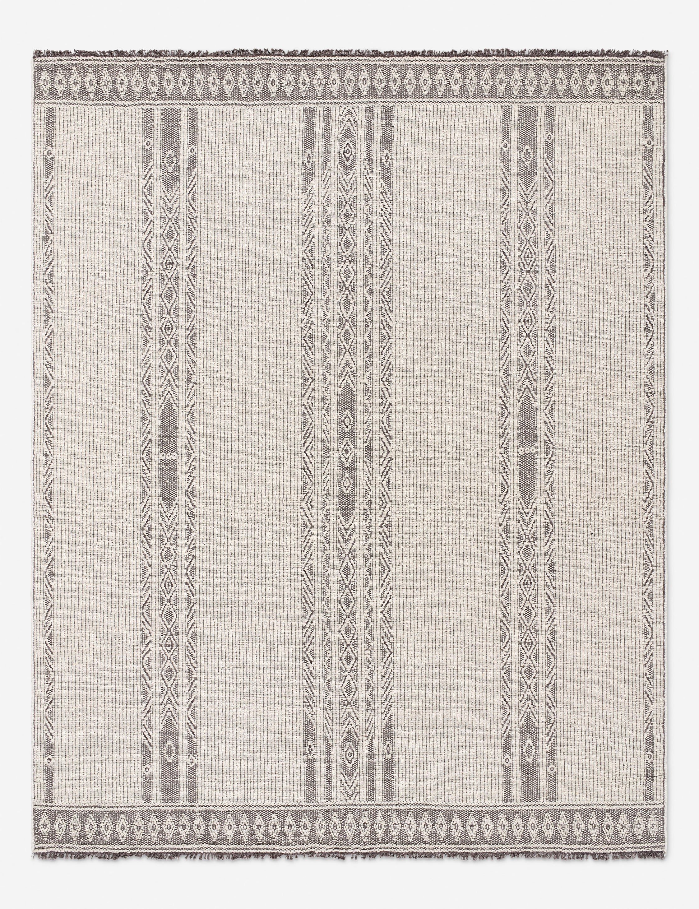 Lulu and Georgia Delgado Handwoven Wool Rug – Gray