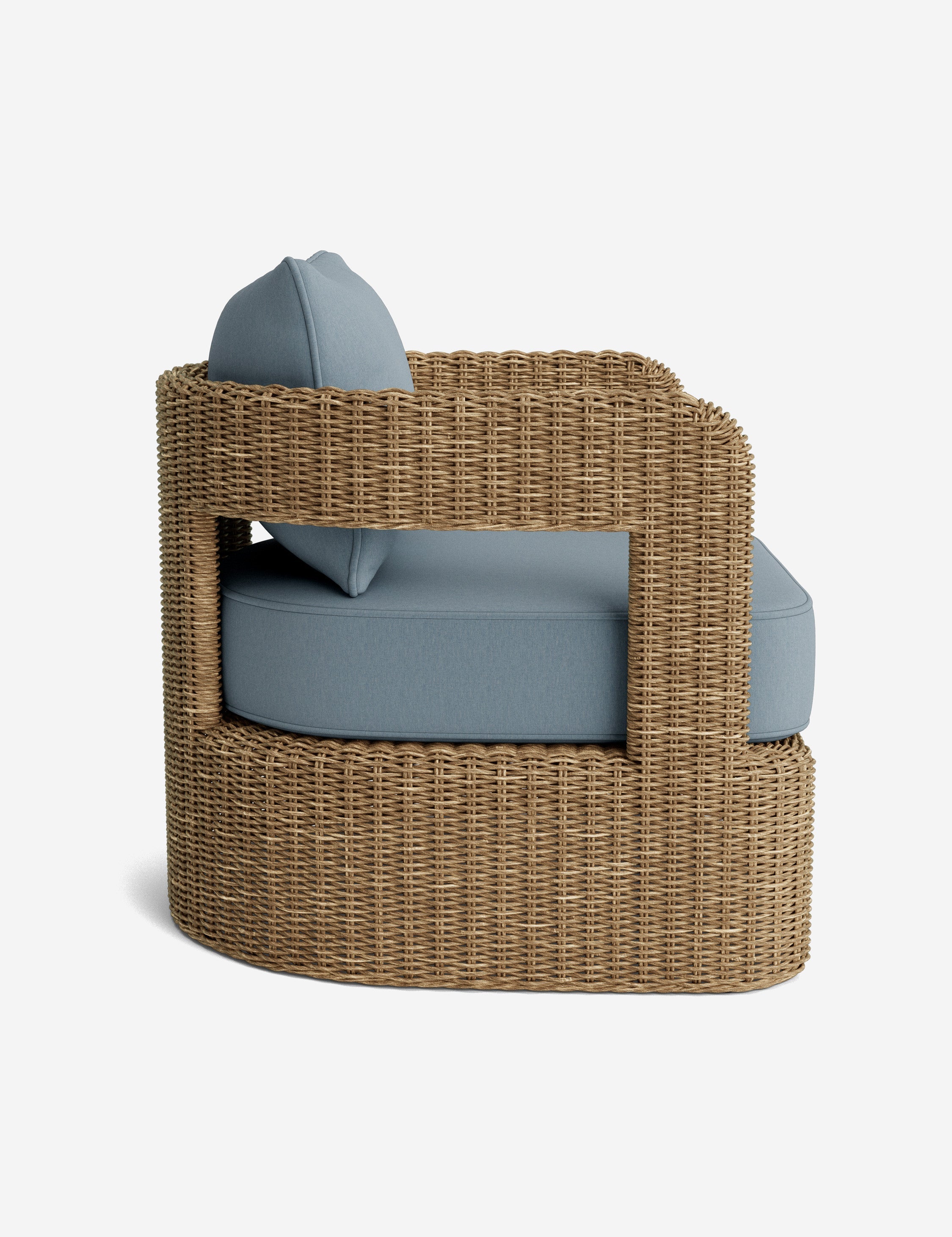 Lulu and Georgia Hadler Outdoor Swivel Lounge Chair - view 22