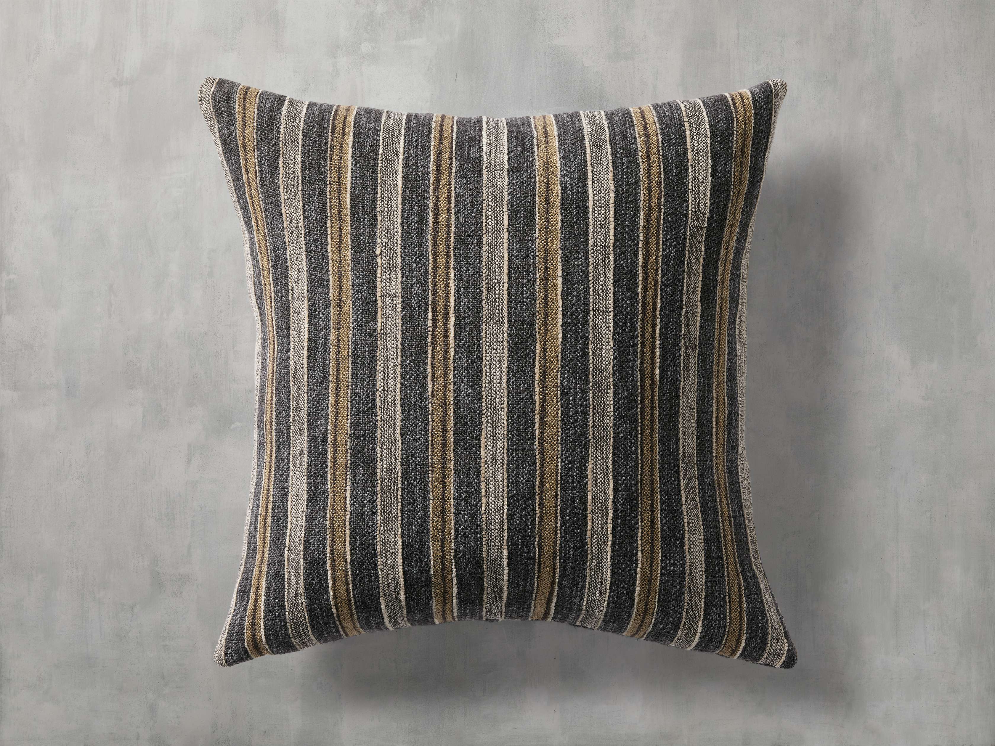 Arhaus Valla Pillow – VALLA CHARCOAL