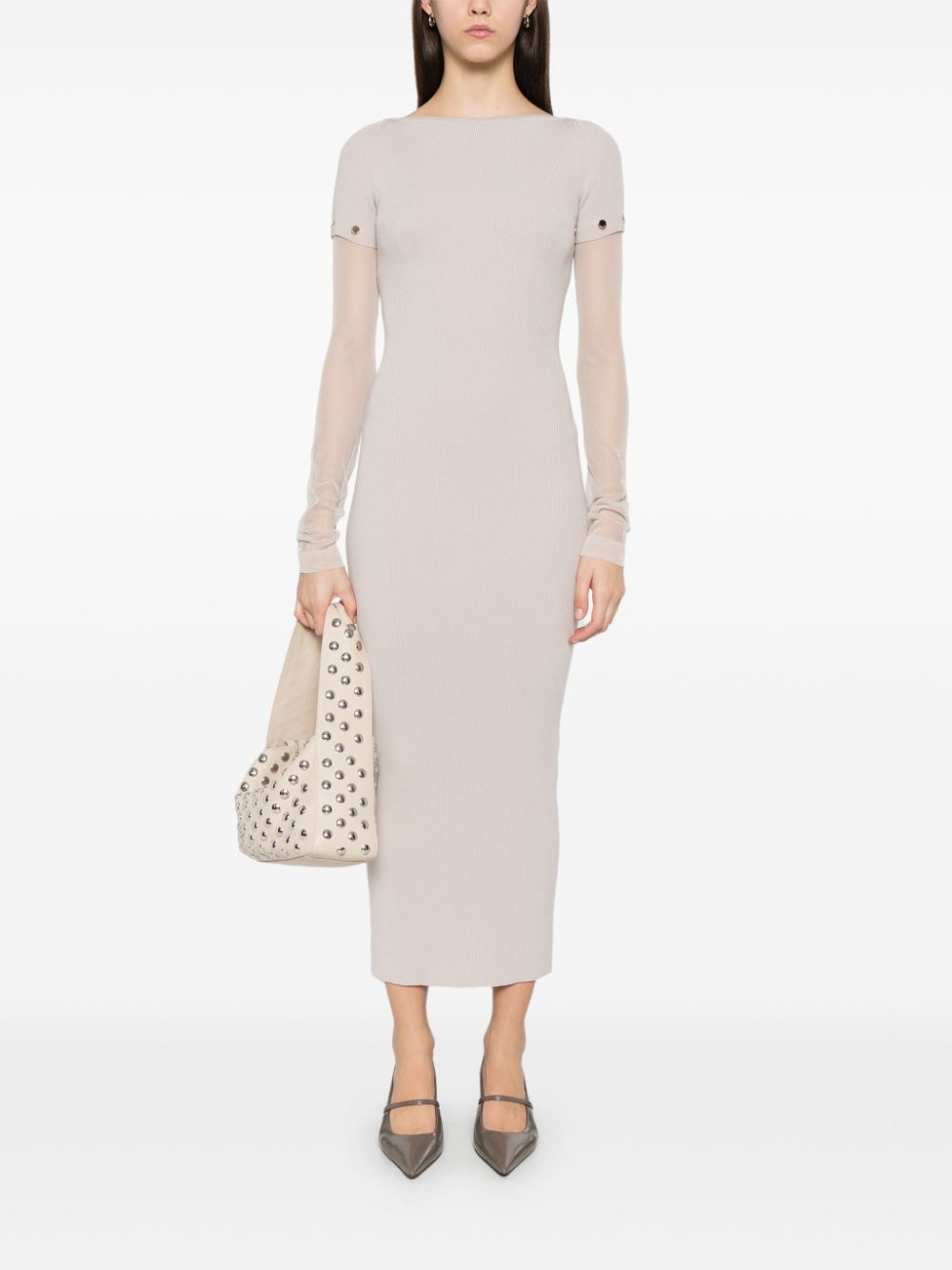 Sportmax Pre Knitted long dress - view 5
