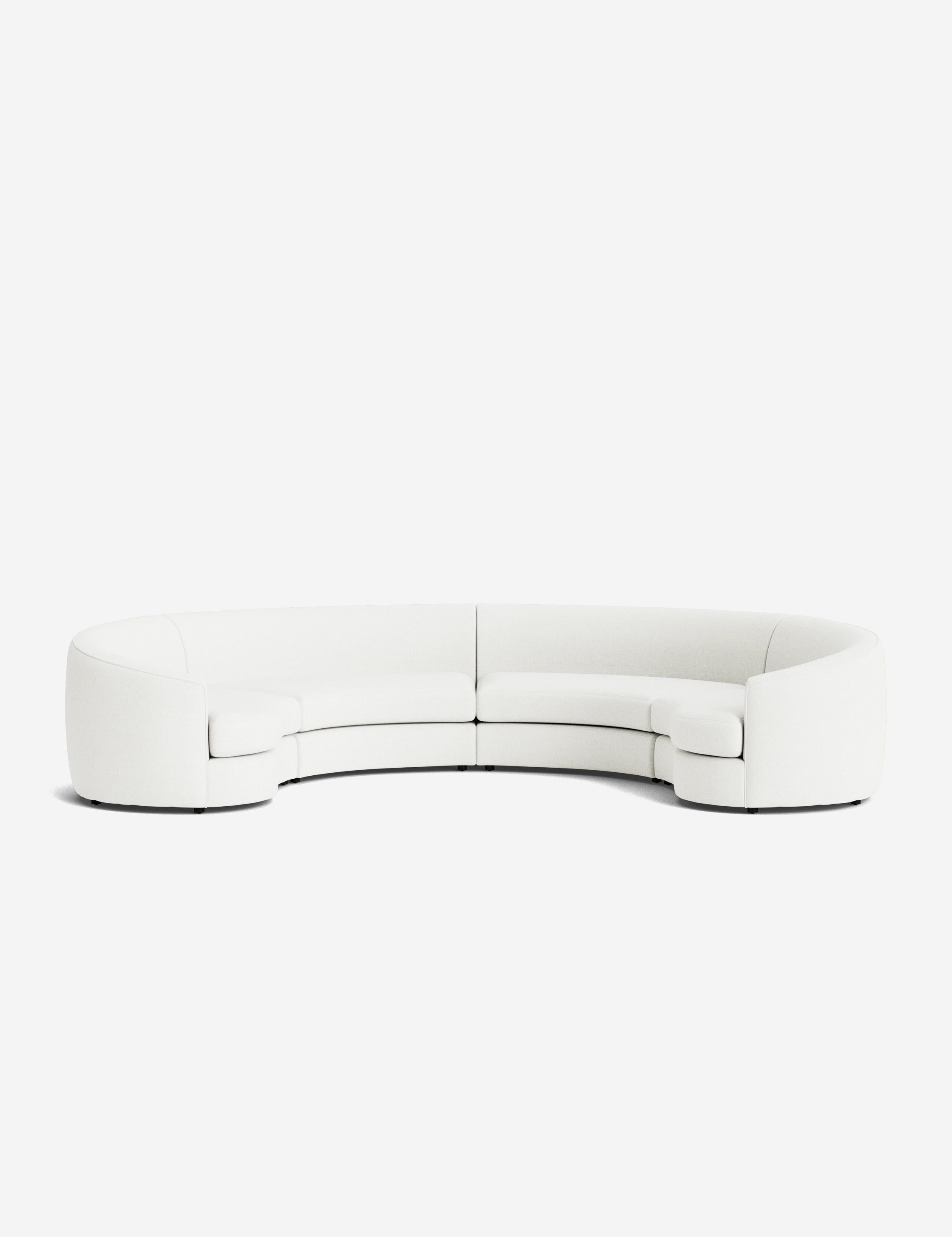 Lulu and Georgia Imada Modular Curved Sectional Sofa - view 33