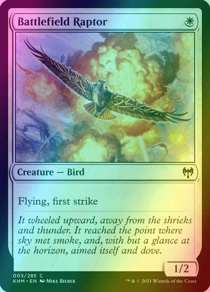 Battlefield raptor 3 – Magic Battlefield Raptor [3] [Kaldheim] [Foil]
