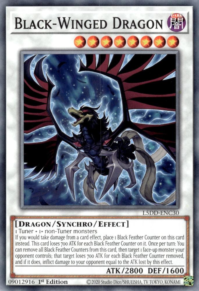 Yu-Gi-Oh! Black-Winged Dragon - L5DD-ENC30 - Common - 1st Edition