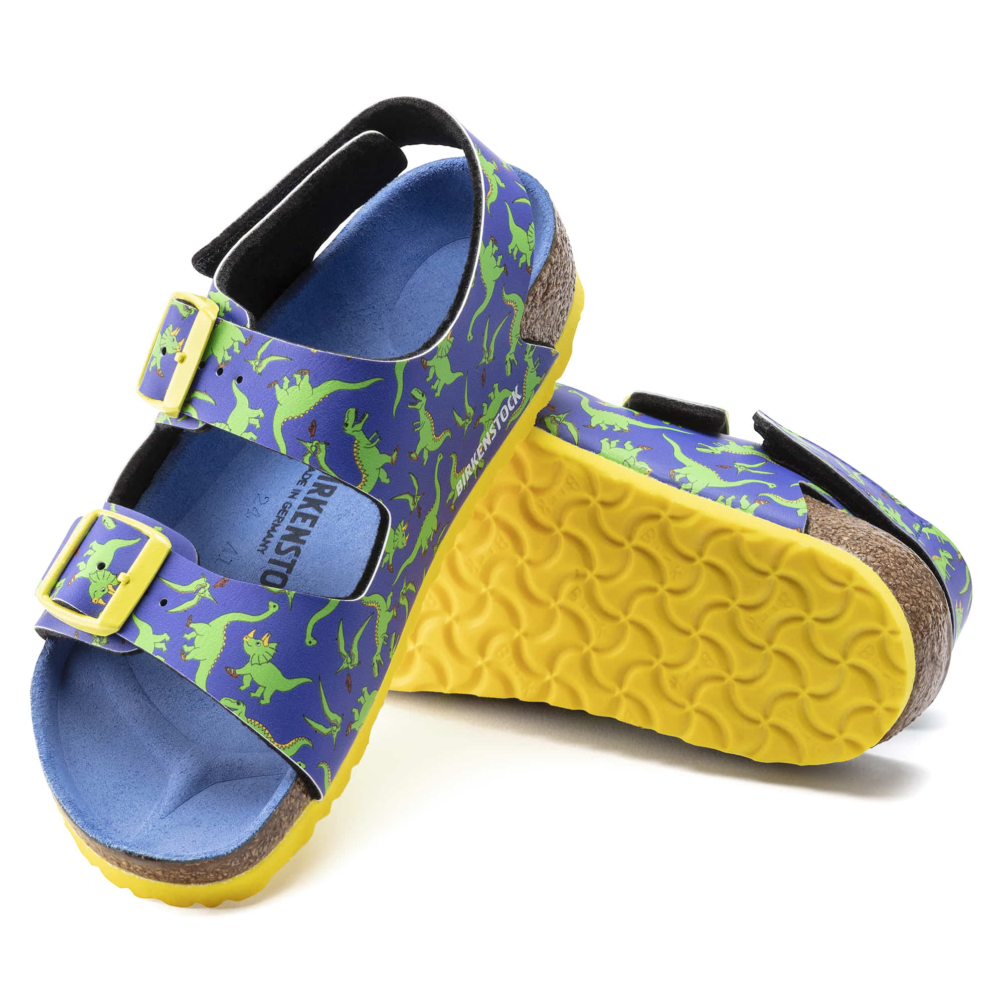 Birkenstock Milano Kids Birko-Flor – Blue Blue/Best Friends Dino Ultra Blue