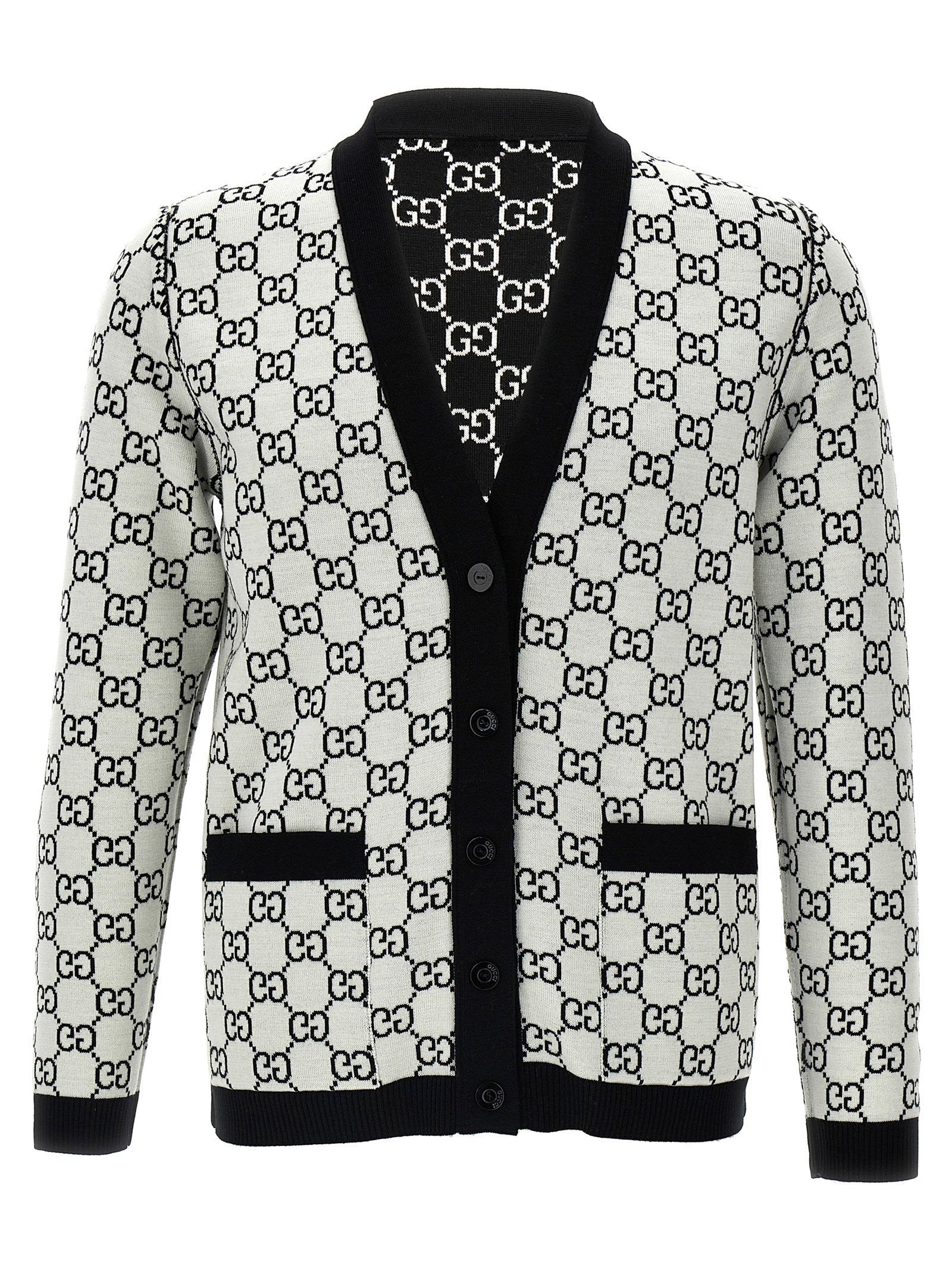 Gucci Gg Reversible Cardigan – 100% wool - view 2