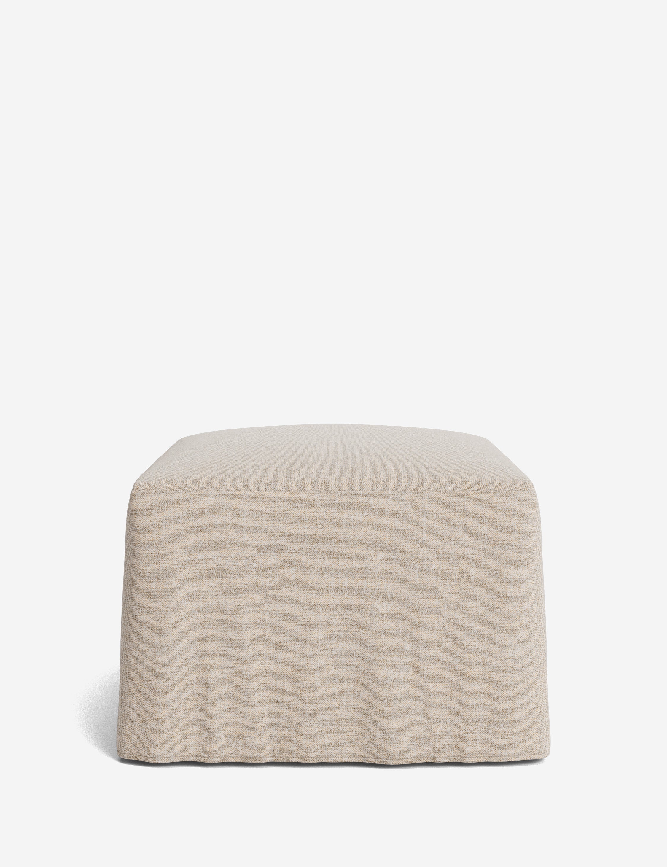 Lulu and Georgia Portola Slipcover Ottoman - view 109