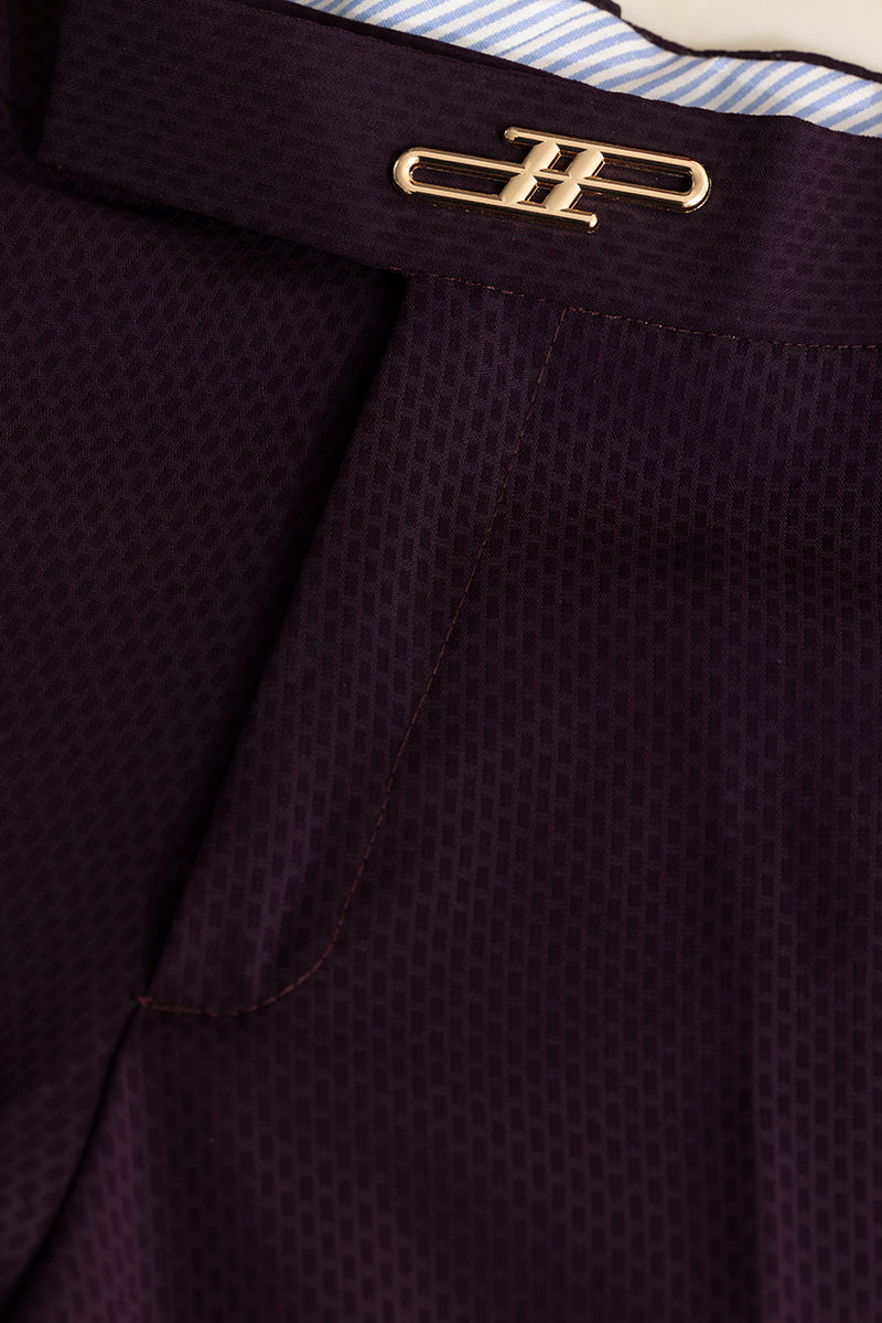 SNITCH Masonry Burgundy Trouser - view 2