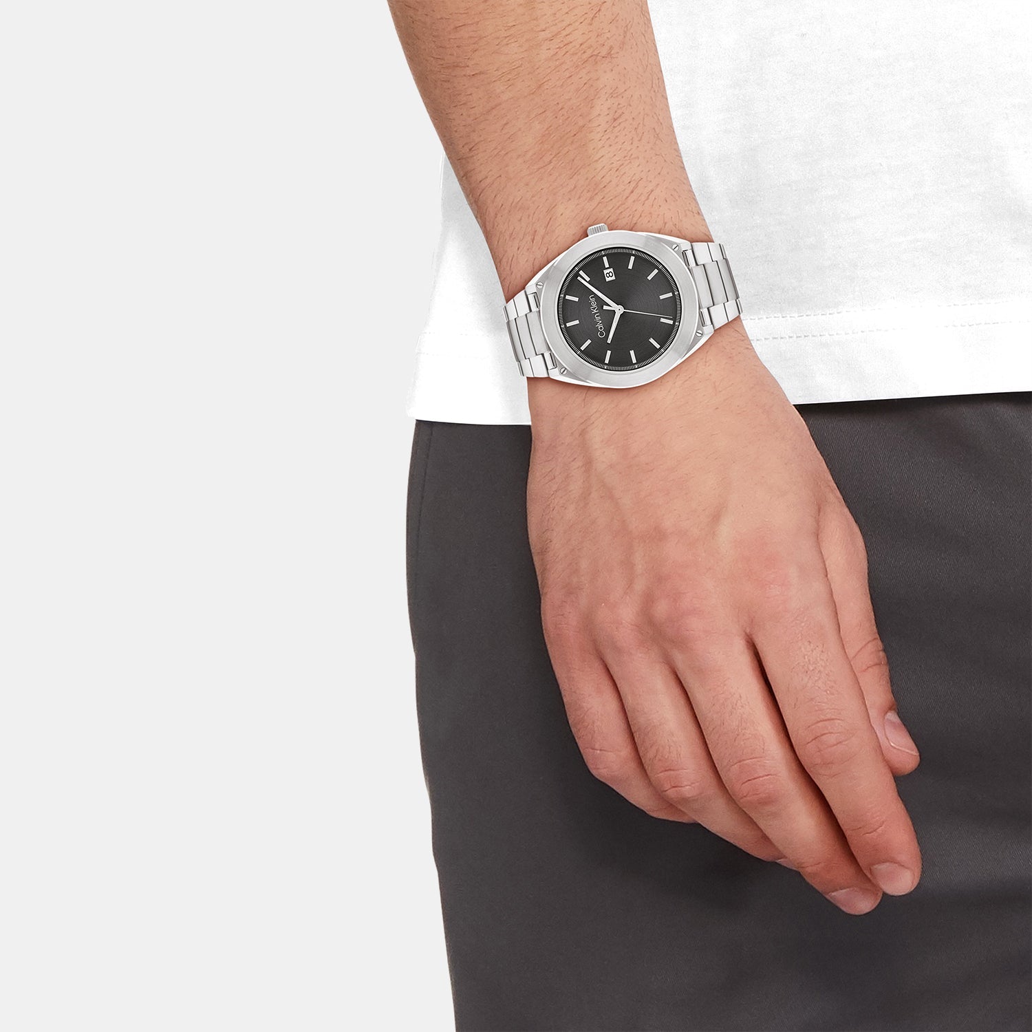 Calvin Klein Casual Essentials Men Quartz Grey Dial Analog Stainless Steel Watch 25200196 - view 4