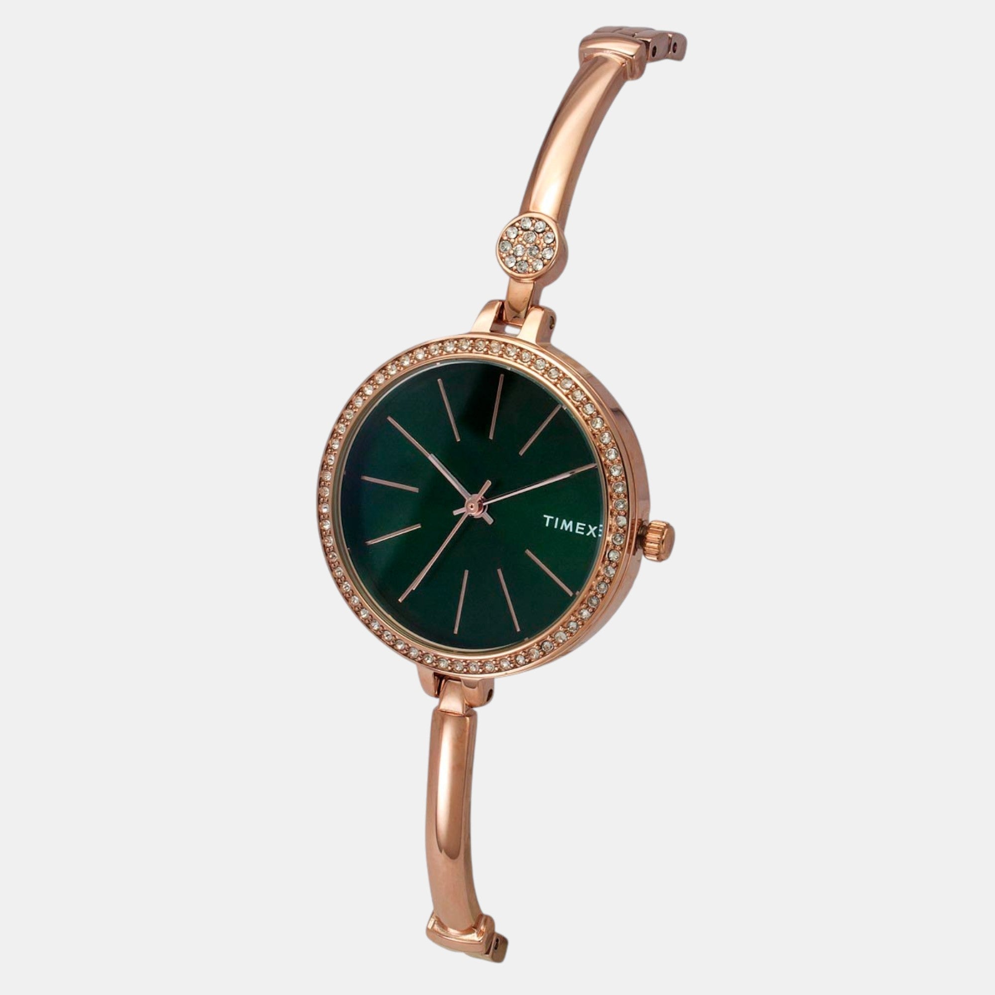 Timex Fria Women Quartz Green Dial Analog Brass Watch TWEL18406 - view 2